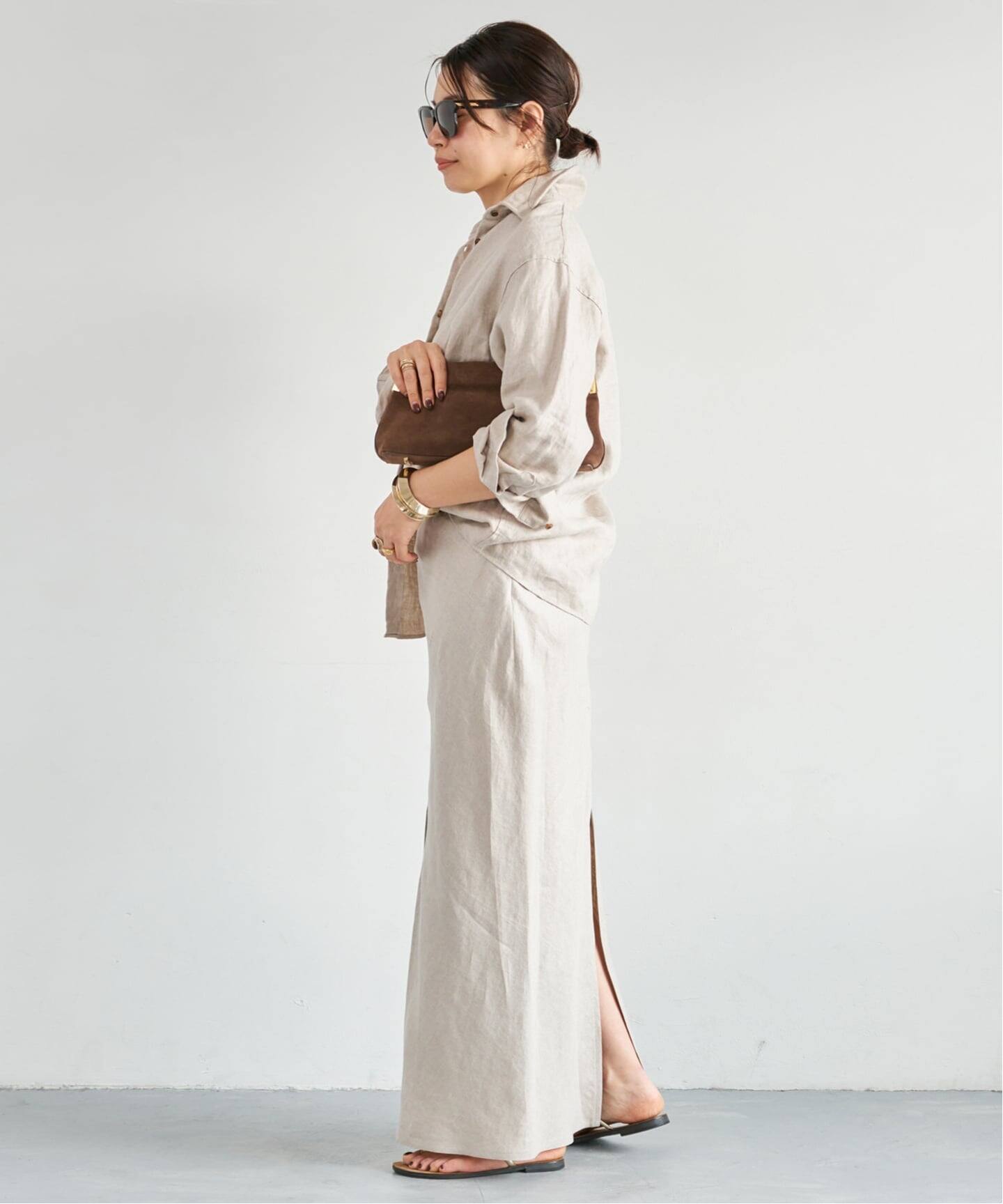 定価30800円 ドゥーズィエムクラス OGLINEN シャツ ナチュラル OGLINEN シャツ（シャツ／ブラウス）｜Deuxieme Classe