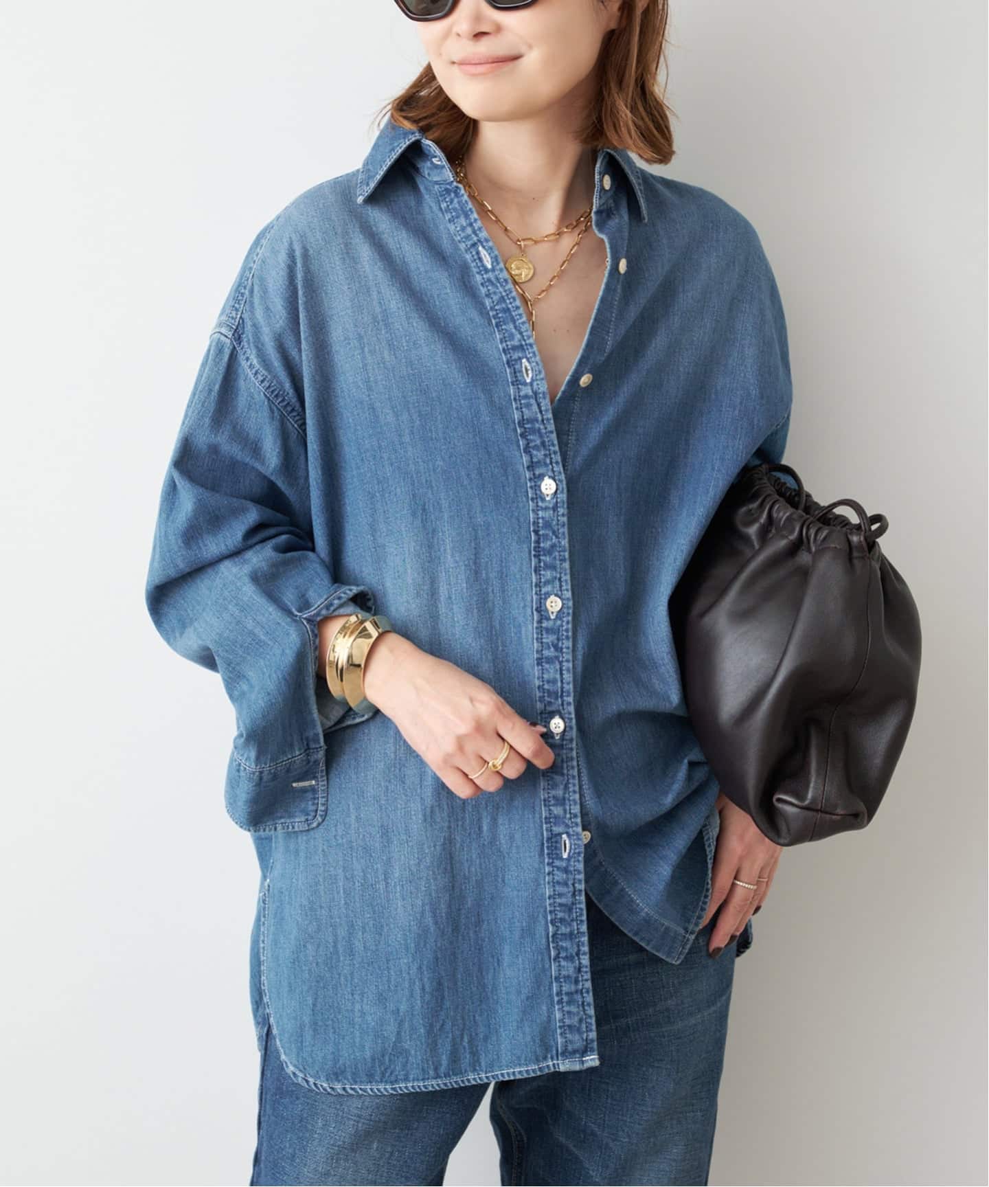 予約》追加 Lee デニムシャツ（シャツ／ブラウス）｜Deuxieme Classe