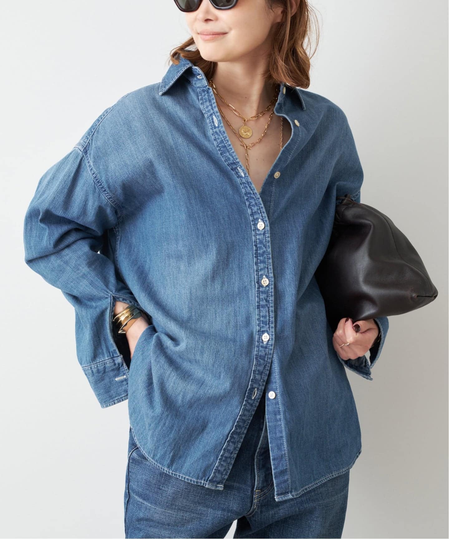 予約》追加 Lee デニムシャツ（シャツ／ブラウス）｜Deuxieme Classe