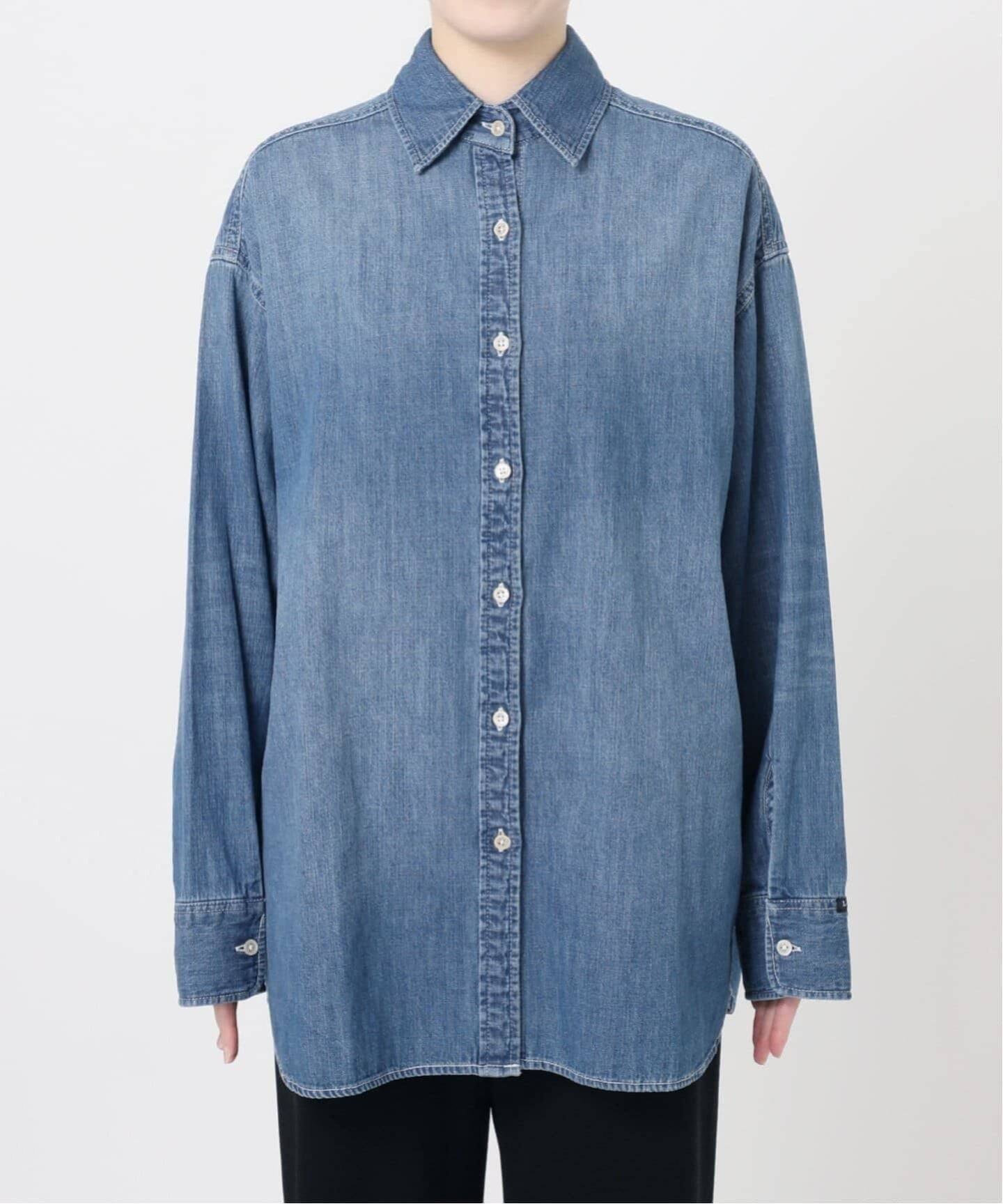 DEUXIEME CLASSE デニムシャツ 長袖 予約》追加 Lee デニムシャツ（シャツ／ブラウス）｜Deuxieme Classe