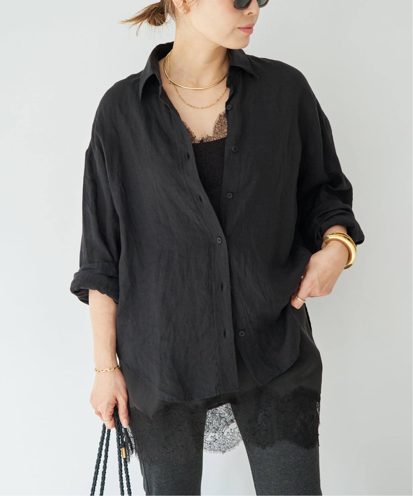 ドゥーズィエムクラス kuta linenシャツ DEUXIEME CLASSE - 極美品♪ドゥーズィエムクラス KUTAリネンシャツ 麻