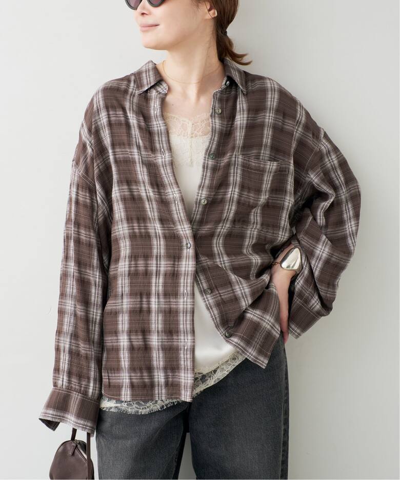 Deveaux Check Wash シャツ（シャツ／ブラウス）｜Deuxieme Classe 