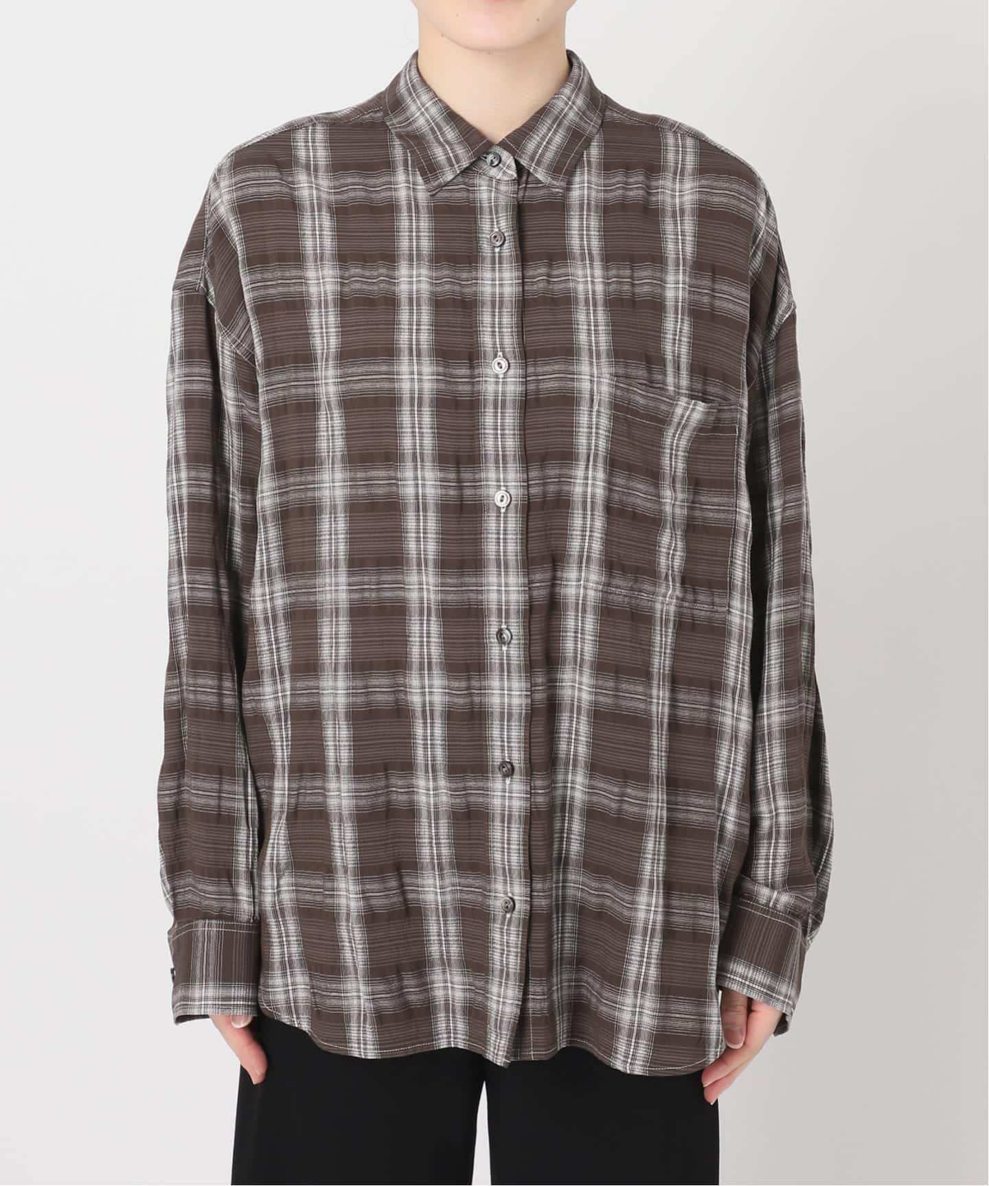 予約》Deveaux Check Wash シャツ（シャツ／ブラウス）｜Deuxieme