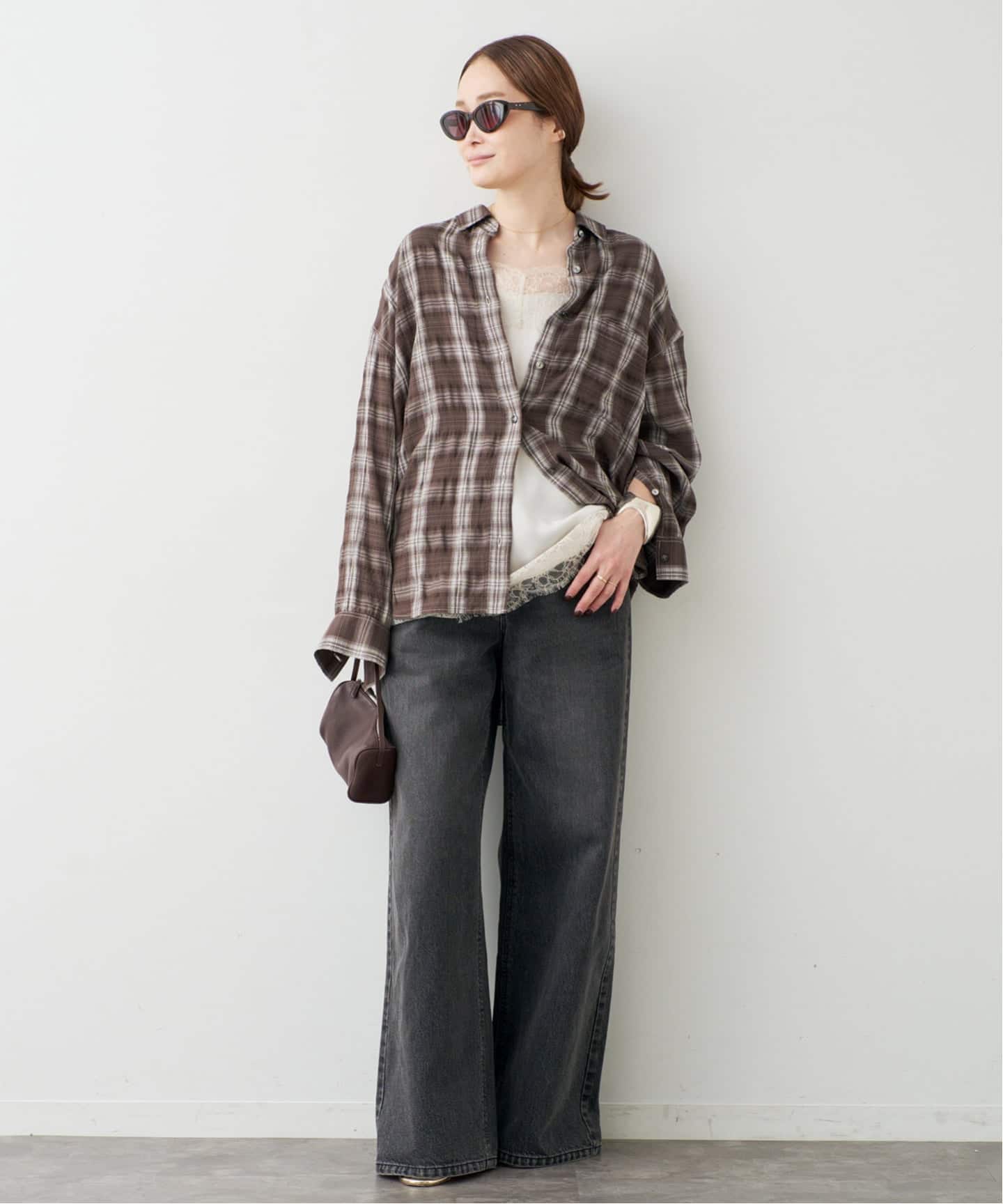 Deveaux Check Washシャツ 追加 Deveaux Check Wash シャツ（シャツ／ブラウス）｜Deuxieme