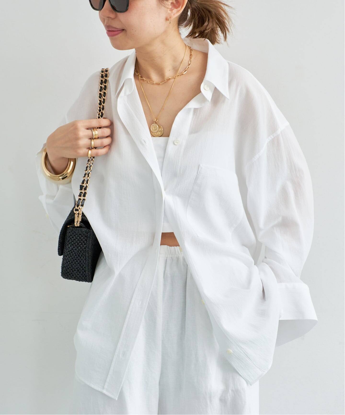 Cotton Sheer Wash シャツ（シャツ／ブラウス）｜Deuxieme Classe 