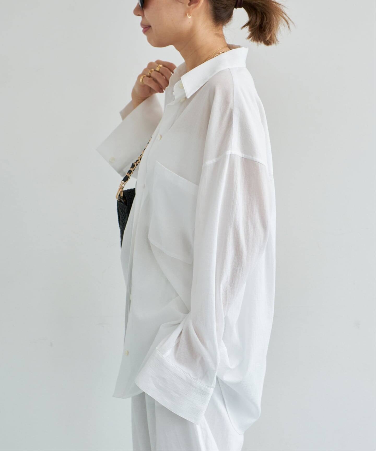 Cotton Sheer Wash シャツ（シャツ／ブラウス）｜Deuxieme Classe 