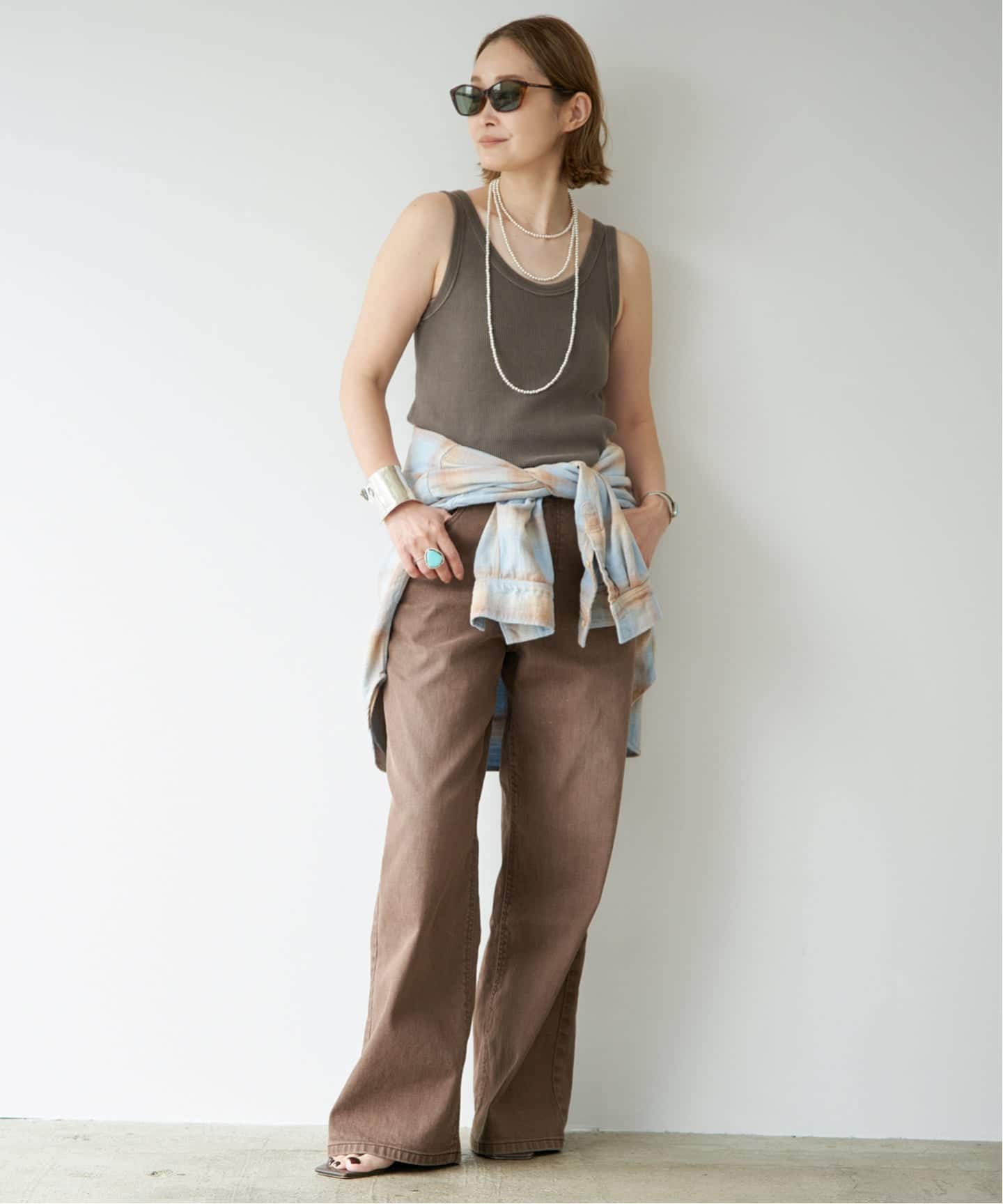 予約》*Vintage Check シャツ 4（シャツ／ブラウス）｜Deuxieme Classe