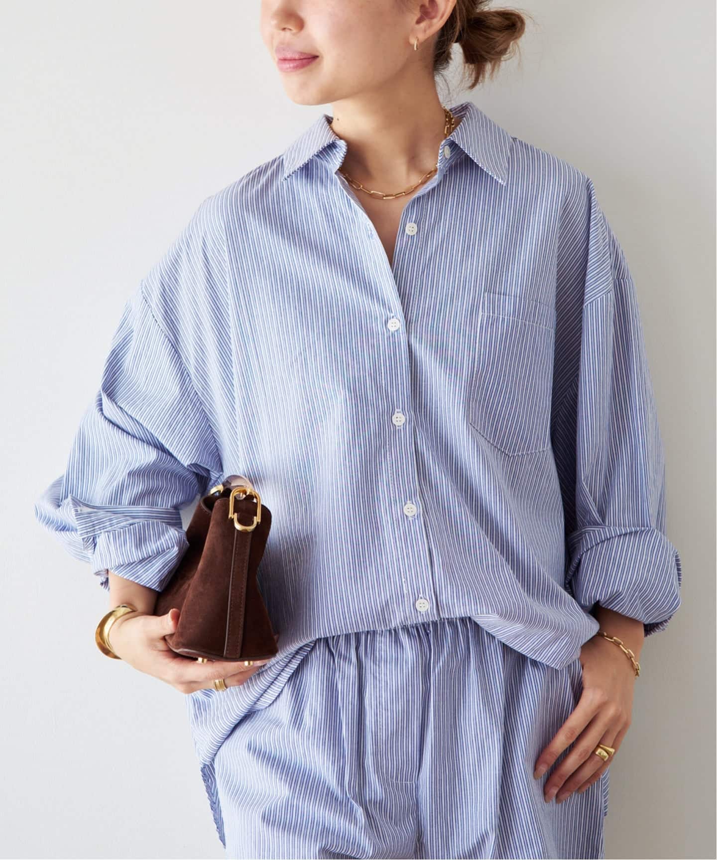 ドゥーズィエムクラス　トップス Deuxieme Classe（ドゥーズィエムクラス）の「GATHERED ブラウス