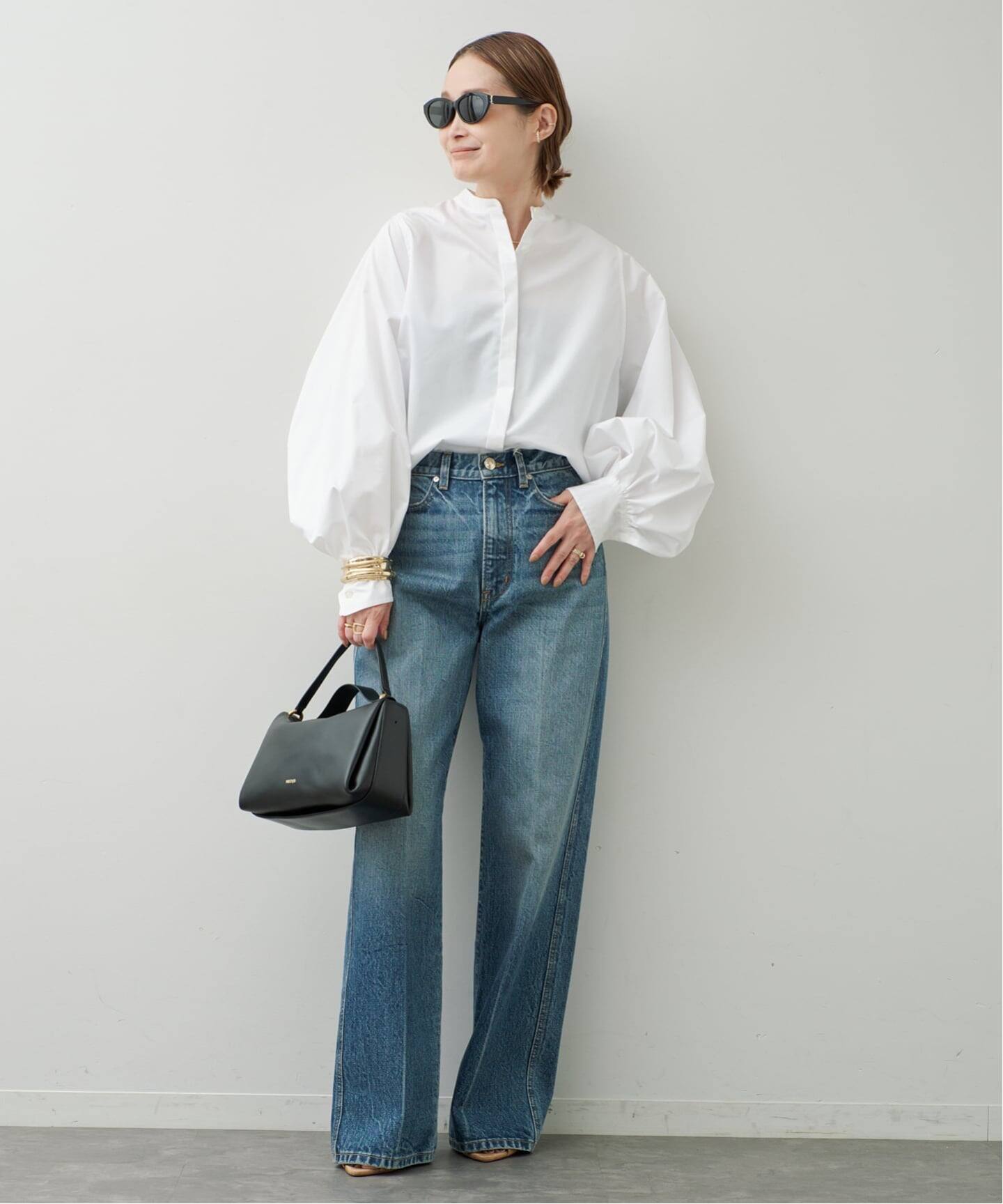 MACKINTOSH/マッキントッシュ】 VOLUME SLEEVE BLOUSE（シャツ 