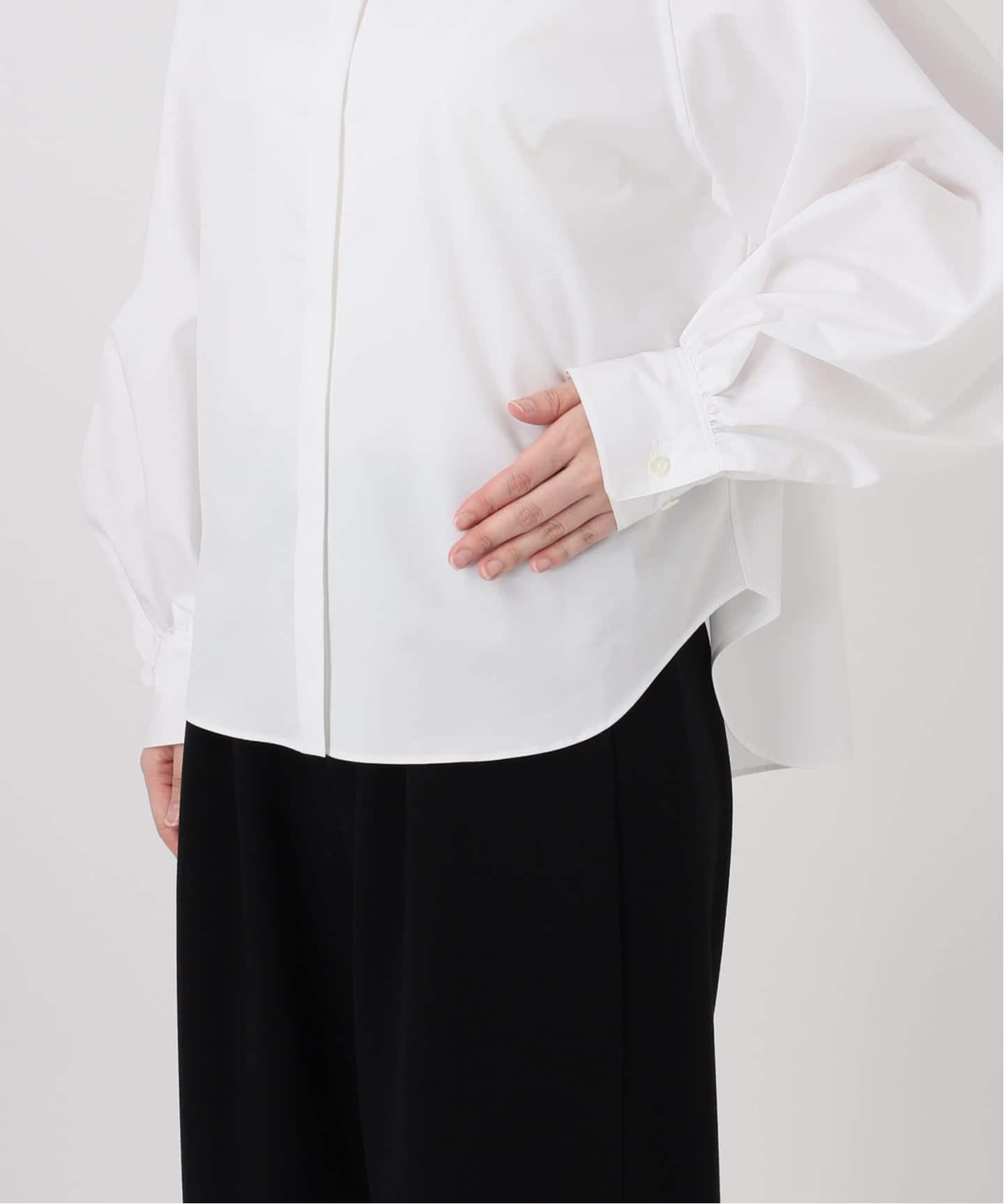 予約》【MACKINTOSH/マッキントッシュ】 VOLUME SLEEVE BLOUSE（シャツ