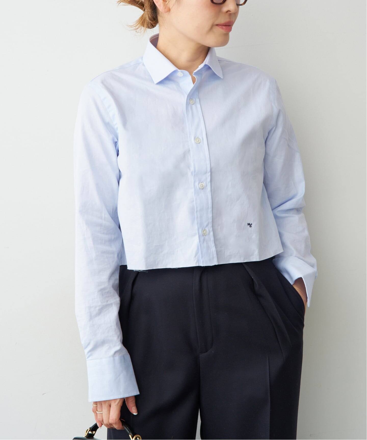 HOMME GIRLS/オムガールズ】Original Cropped Shirt（シャツ／ブラウス