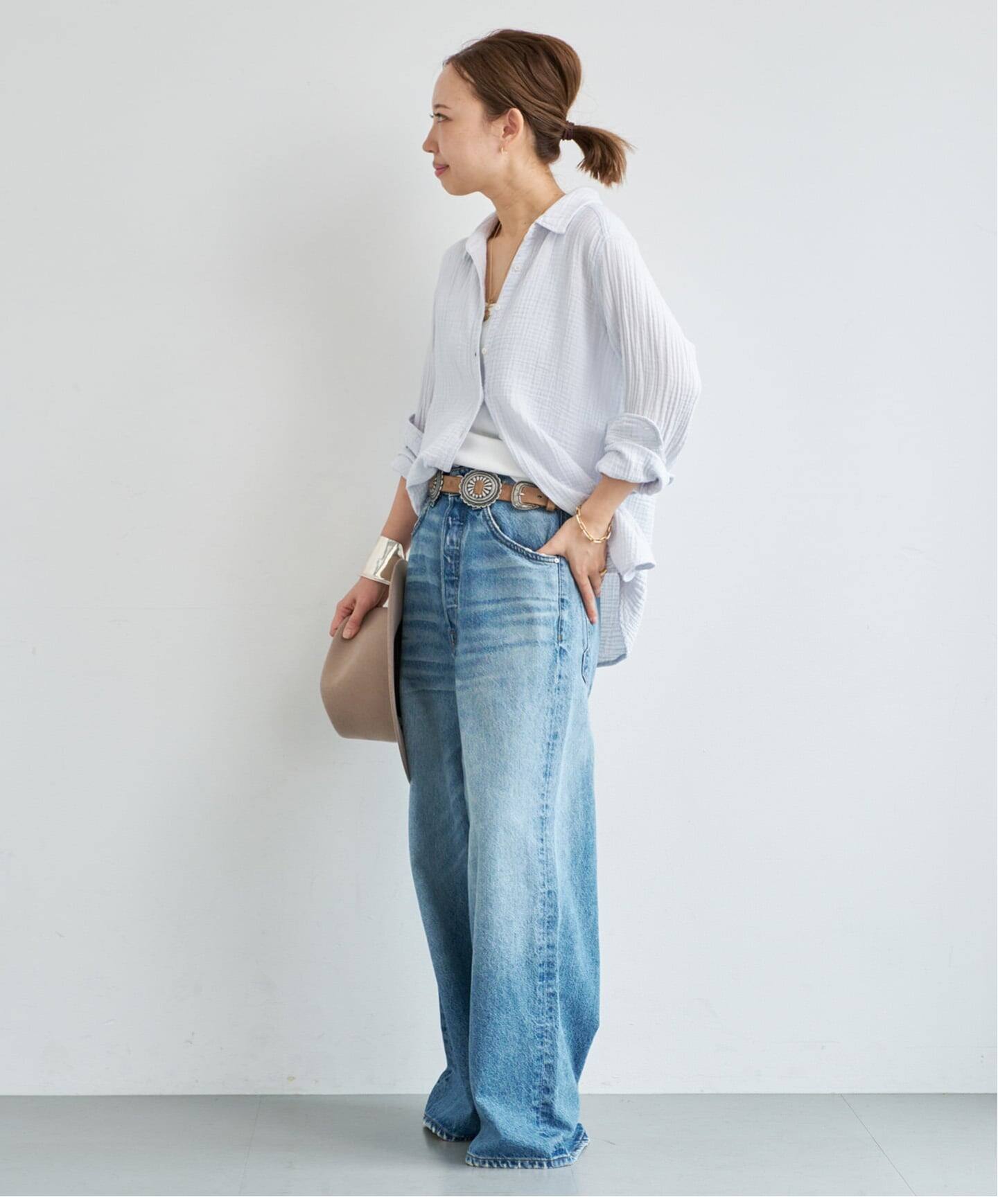 XIRENAキセレナ ドゥーズィエムクラス購入2018SS COTTON シャツ【LSHA67958】 DEUXIEME CLASSE - XIRENAキセレナ ドゥーズィエムクラス購入2018SS