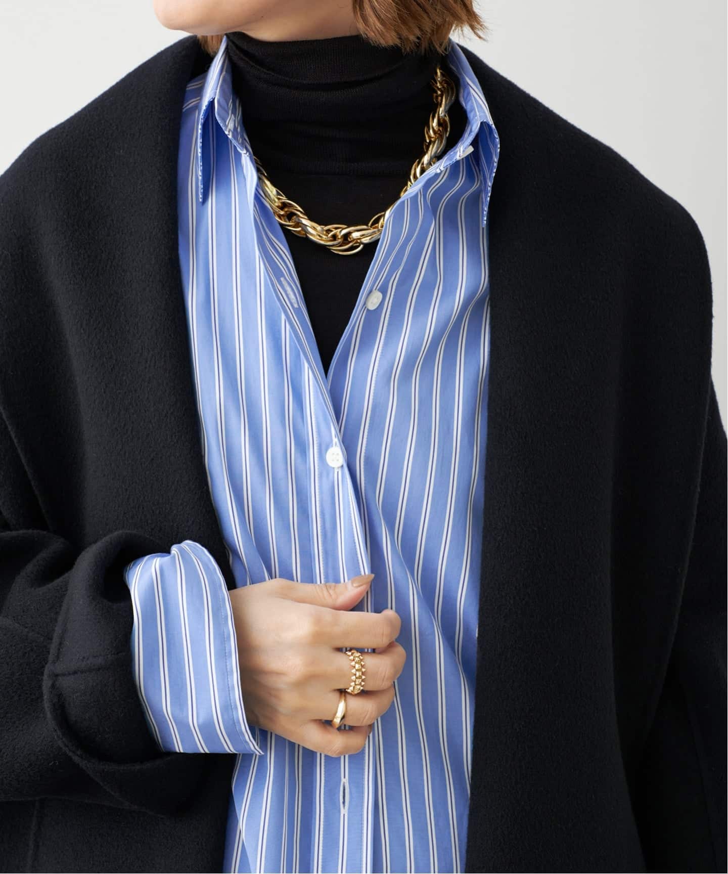 Raspail/ラスパイユ】REGULAR COLLAR SHIRT（シャツ／ブラウス