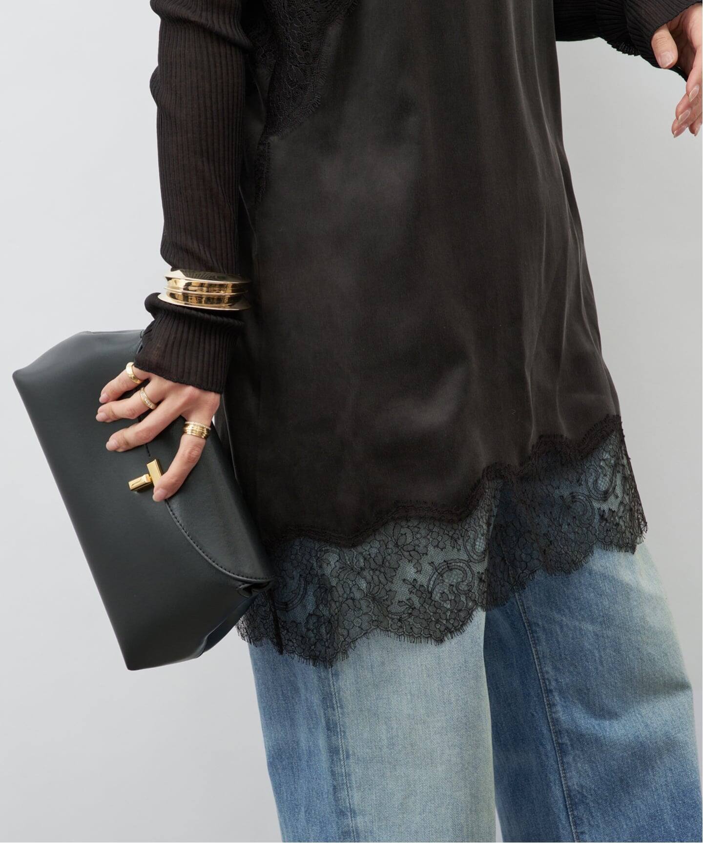 Raspail/ラスパイユ】Lace Switched Camisole（キャミソール