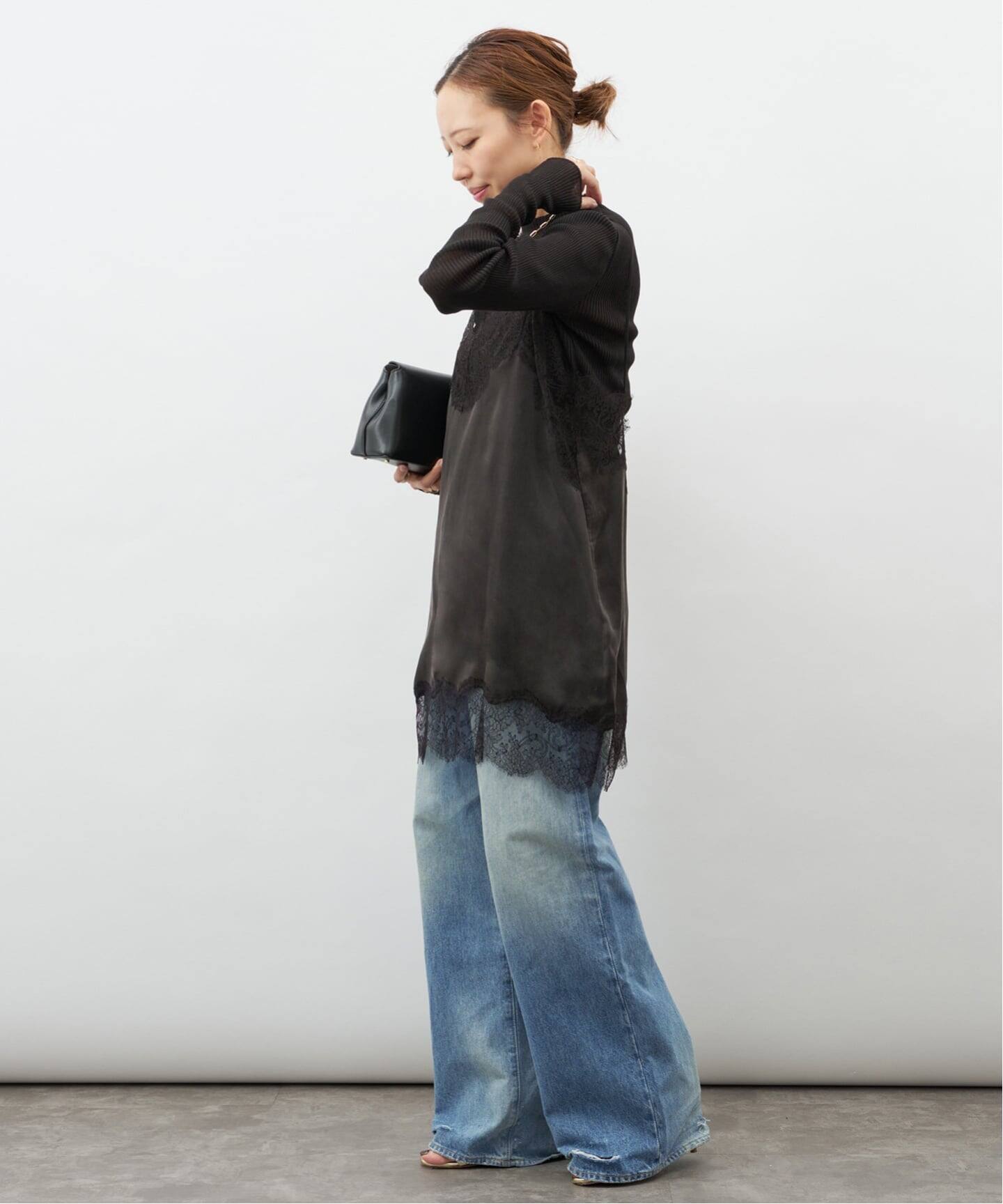 Raspail/ラスパイユ】Lace Switched Camisole（キャミソール