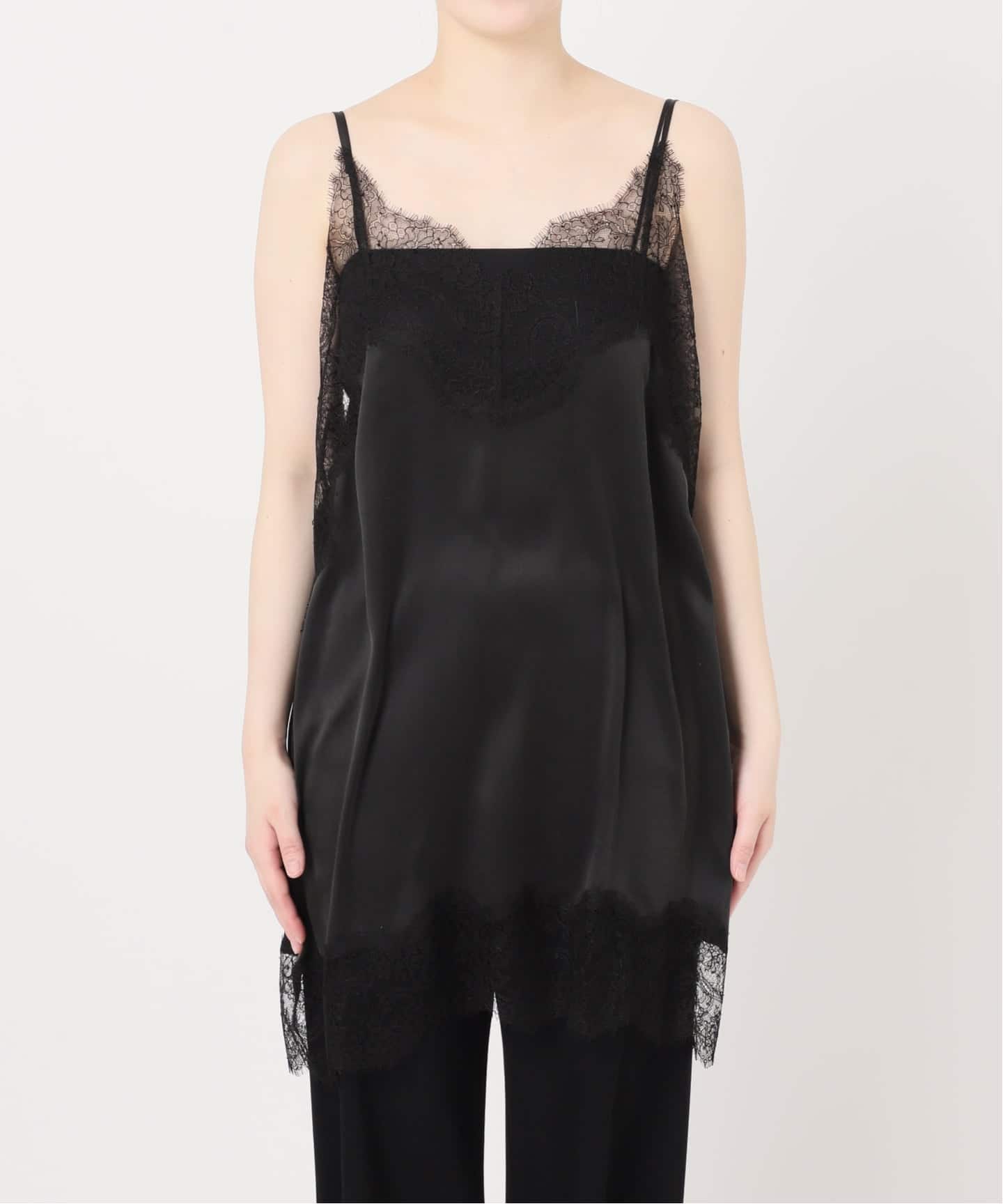 Raspail/ラスパイユ】Lace Switched Camisole（キャミソール