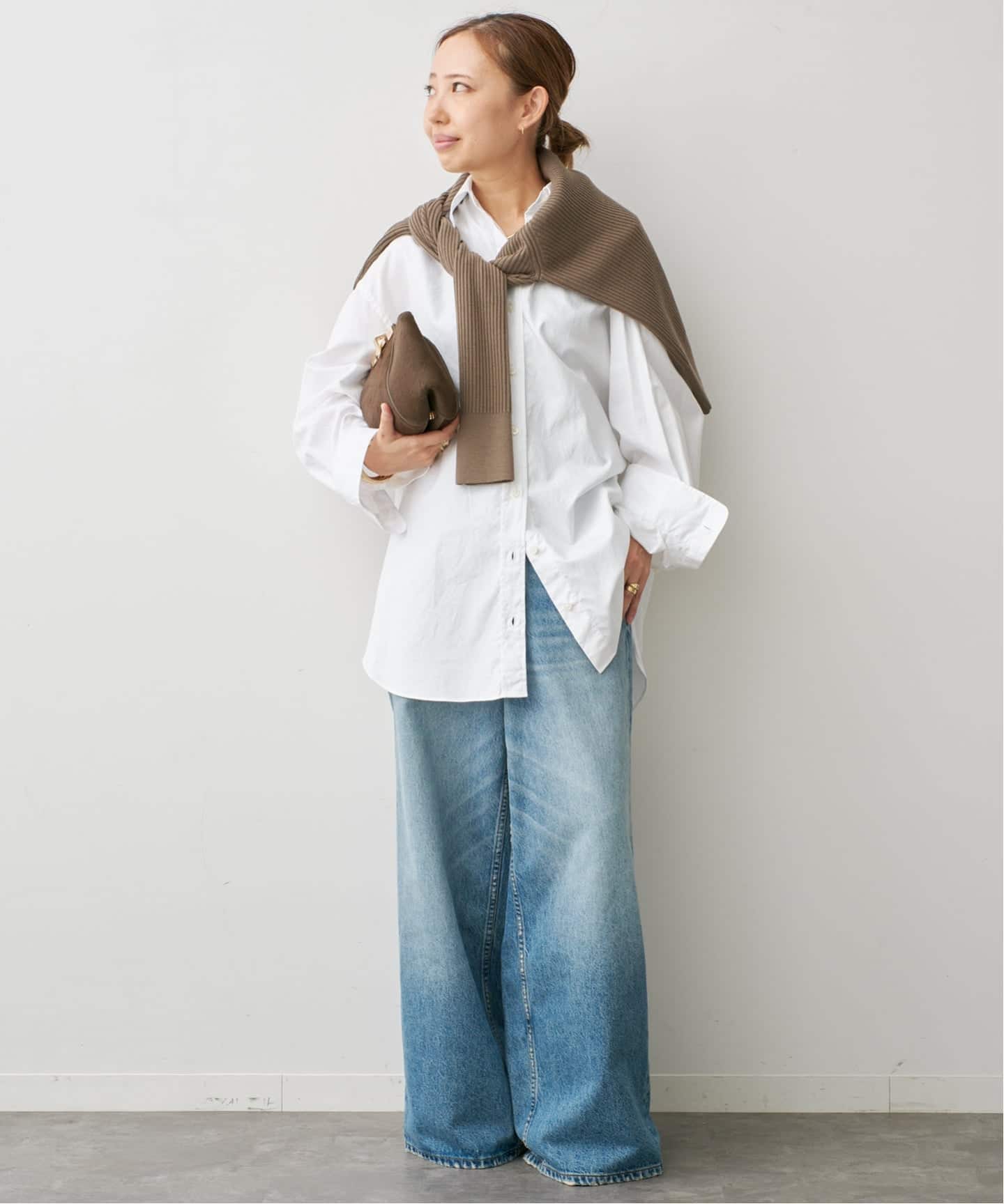 Raspail/ラスパイユ】 WIDE SHIRT（シャツ／ブラウス）｜Deuxieme