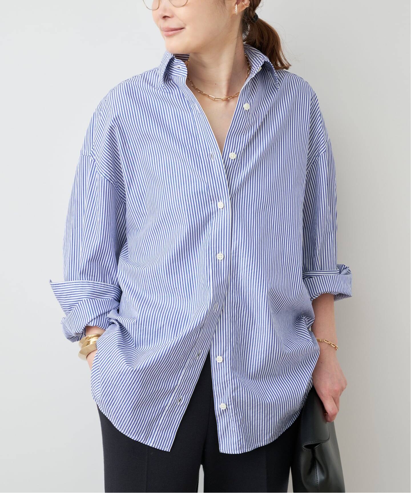 Raspail/ラスパイユ】WIDE SHIRT（シャツ／ブラウス）｜Deuxieme