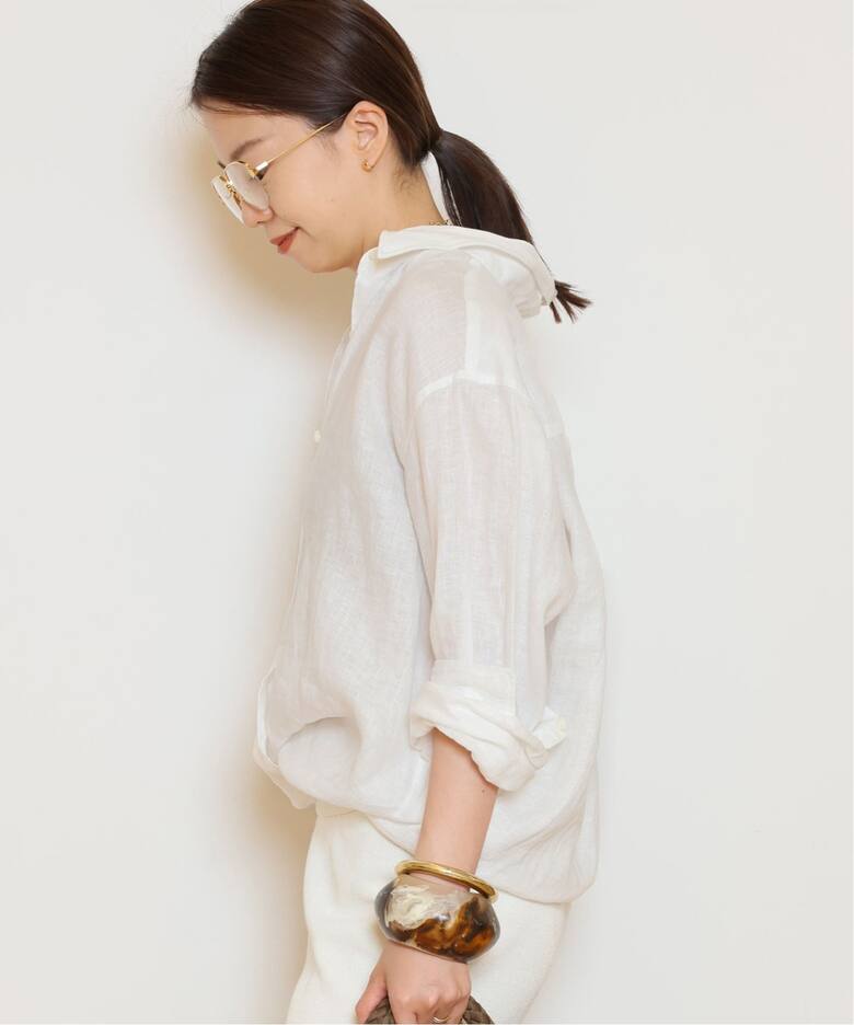 LINEN WASH CACHE シャツ（シャツ／ブラウス）｜MUSE de Deuxieme