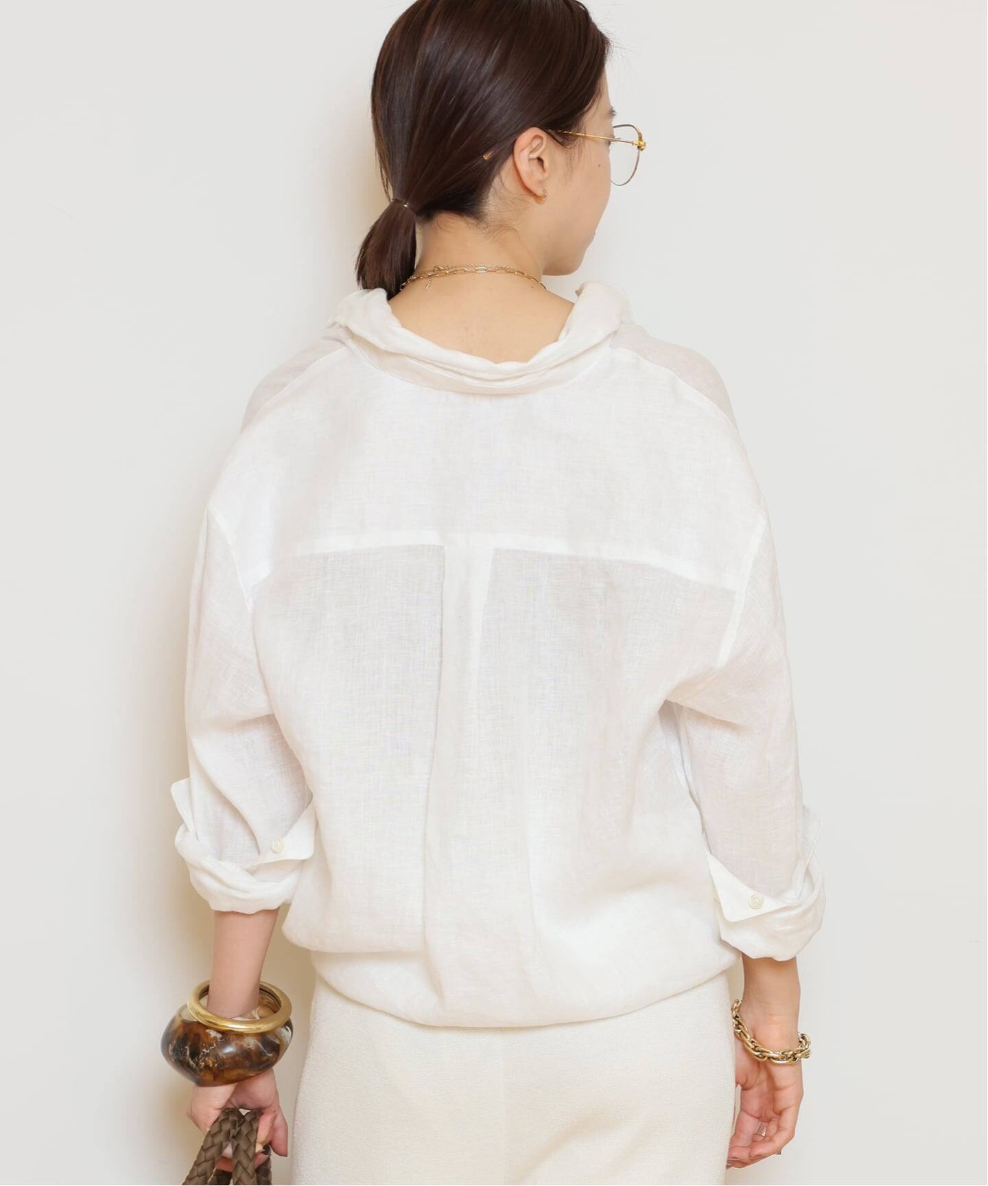 LINEN WASH CACHE シャツ（シャツ／ブラウス）｜MUSE de Deuxieme 