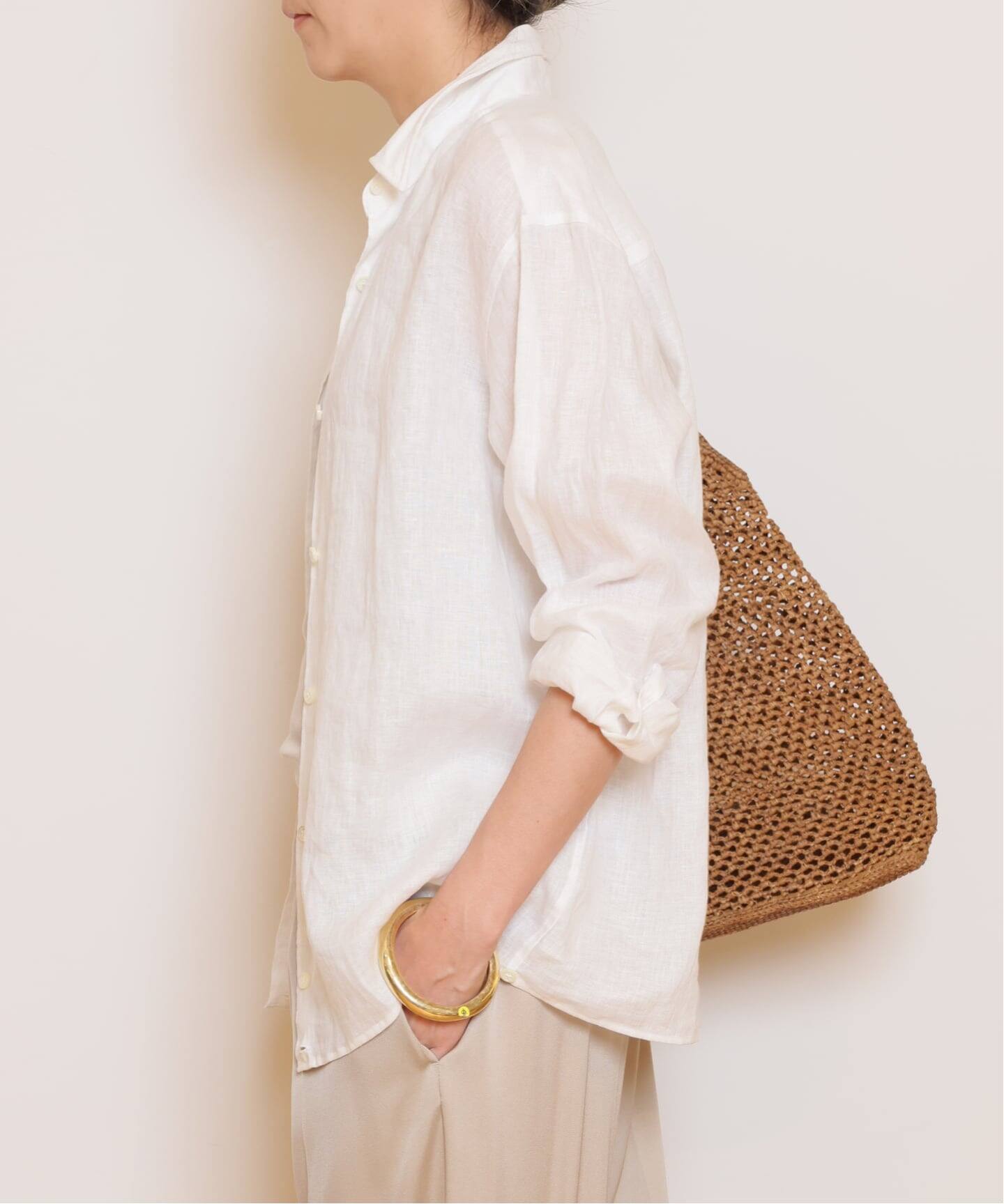 LINEN WASH CACHE シャツ（シャツ／ブラウス）｜MUSE de Deuxieme 