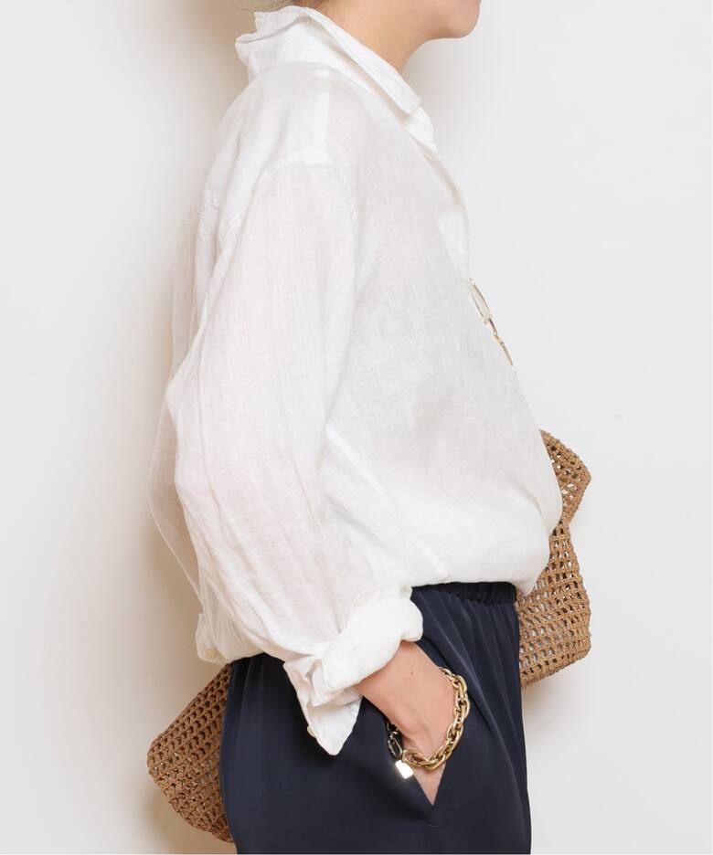 LINEN WASH CACHE シャツ（シャツ／ブラウス）｜MUSE de Deuxieme 
