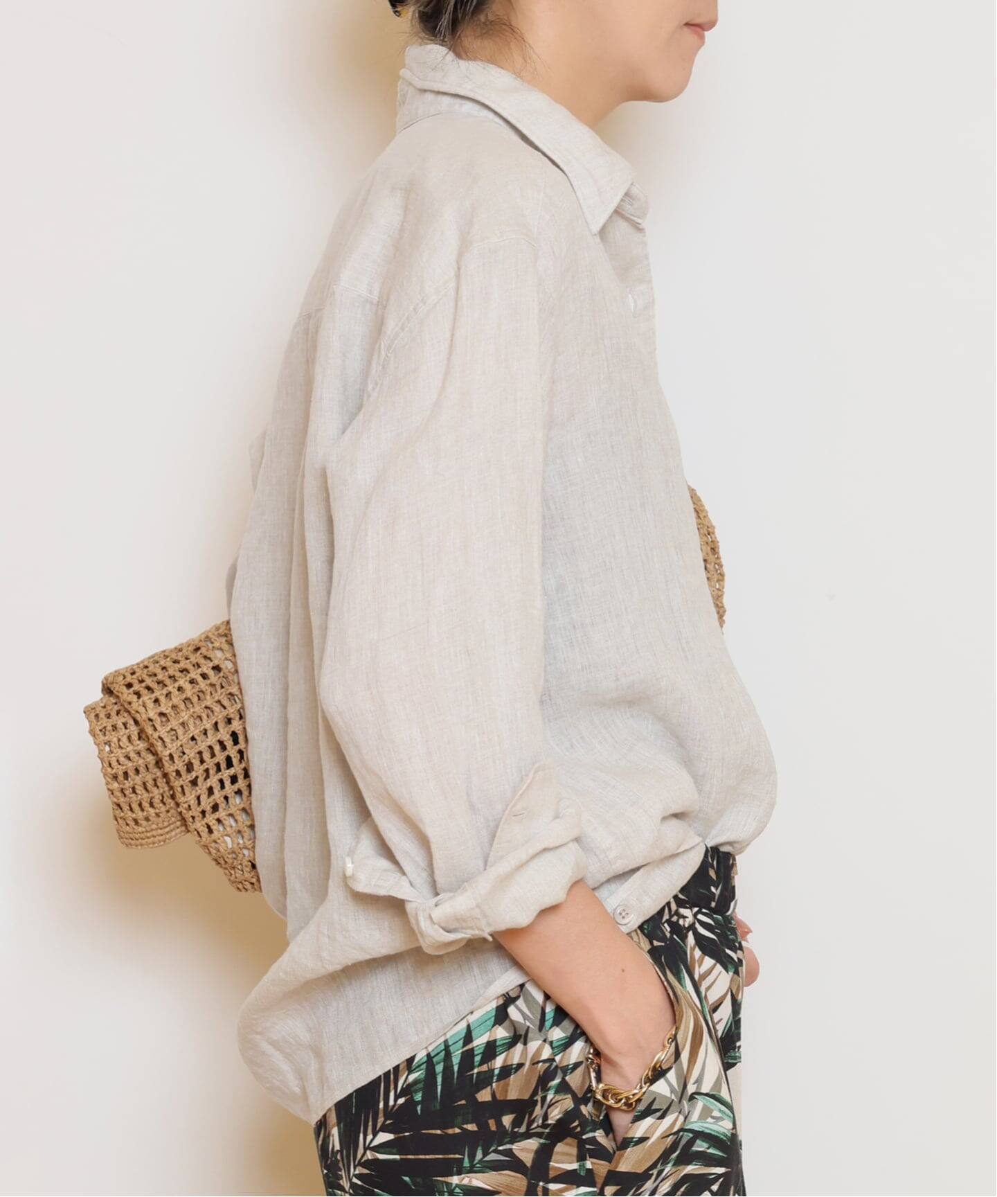 LINEN WASH CACHE シャツ（シャツ／ブラウス）｜MUSE de Deuxieme