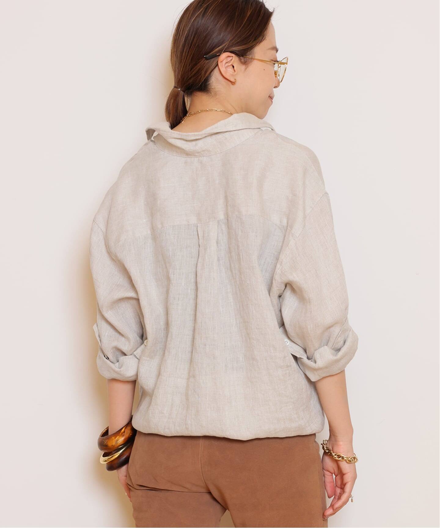 LINEN WASH CACHE シャツ（シャツ／ブラウス）｜MUSE de Deuxieme