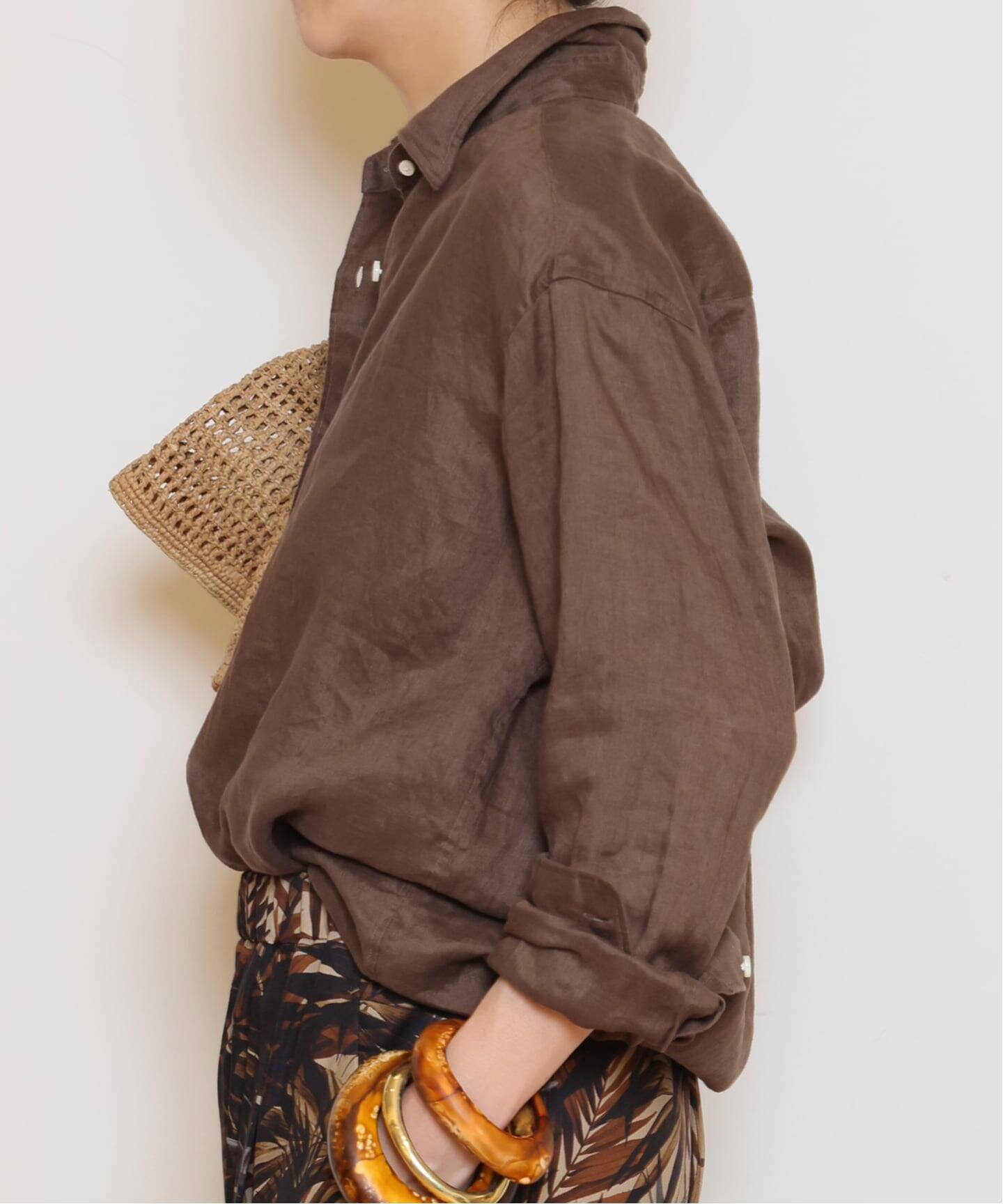 LINEN WASH CACHE シャツ（シャツ／ブラウス）｜MUSE de Deuxieme 