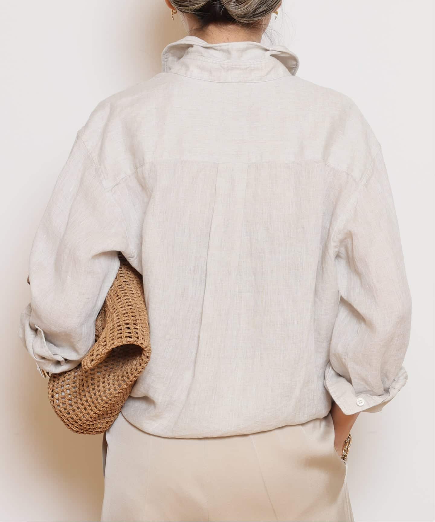 LINEN WASH CACHE シャツ（シャツ／ブラウス）｜MUSE de Deuxieme
