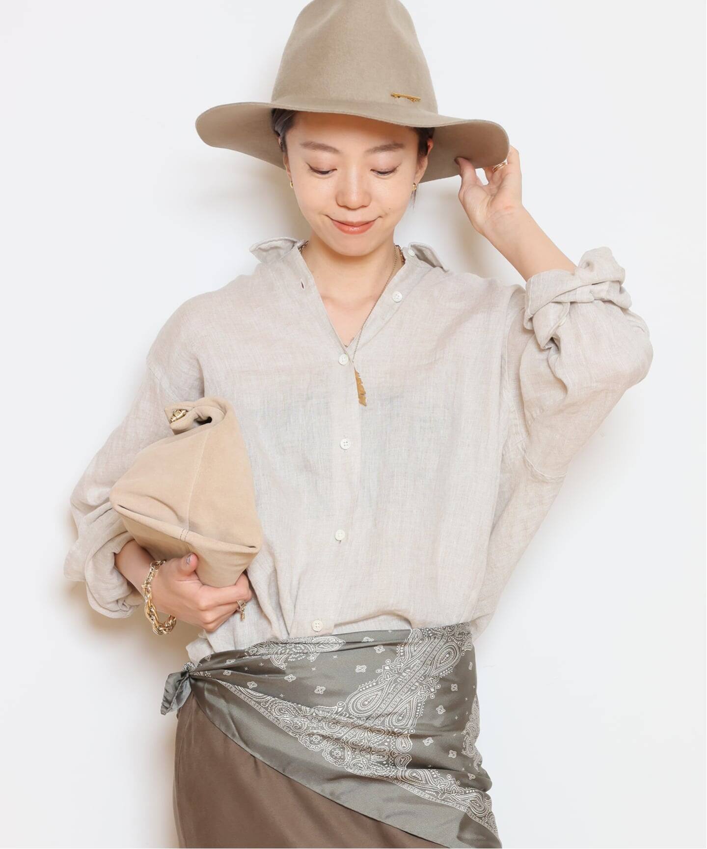 LINEN WASH CACHE シャツ（シャツ／ブラウス）｜MUSE de Deuxieme 