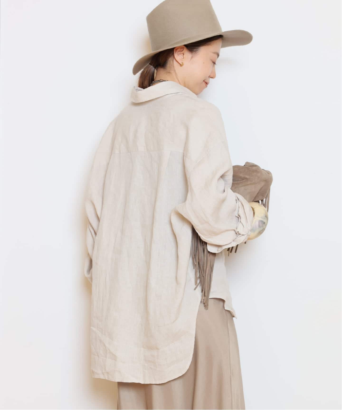 MUSE de Deuxieme Classe LINEN シャツ Linen シャツ（シャツ／ブラウス）｜MUSE de Deuxieme Classe