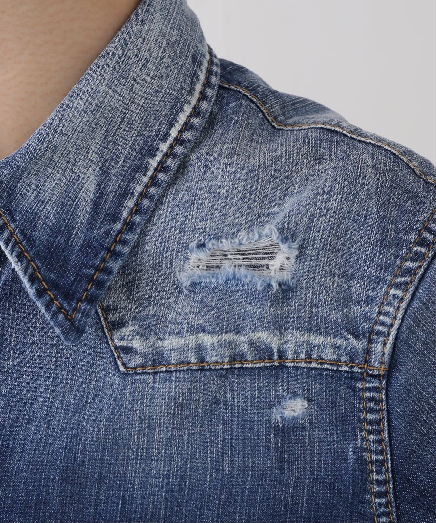 DSQUARED2/ディースクエアード】DENIM WESTERN シャツ（シャツ