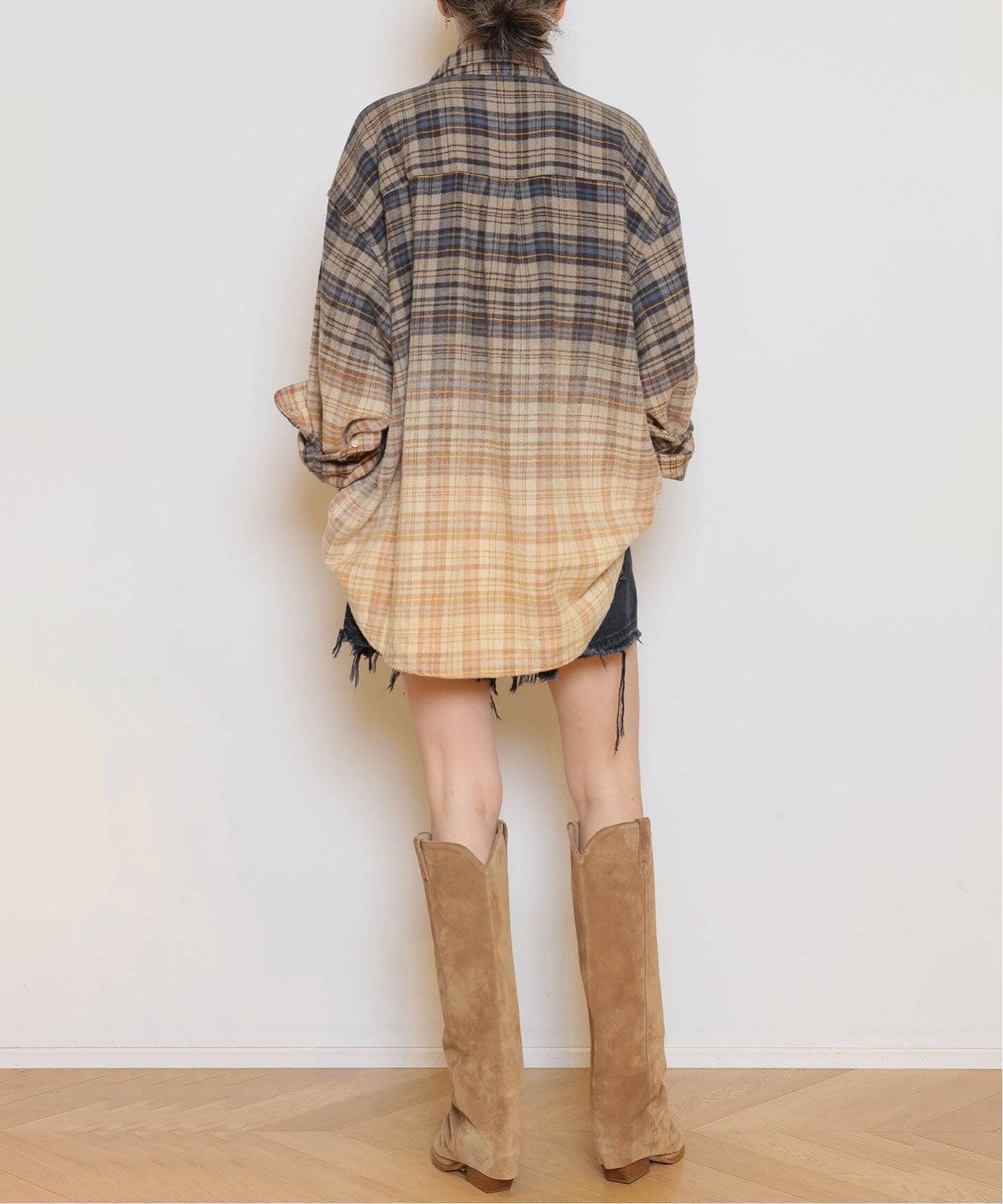 R13/アールサーティーン】 BOYFRIEND シャツ（シャツ／ブラウス