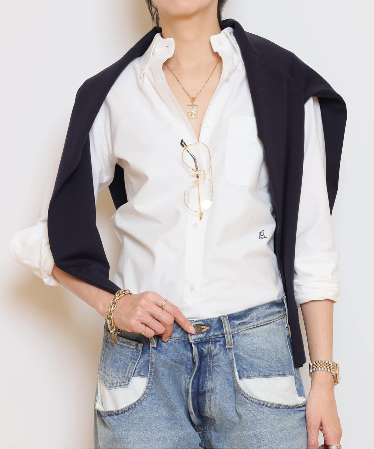 美品⭐︎MUSE　ドゥーズィエムクラス　dumblefit　アイボリー 中古・古着通販】MUSE de Deuxieme Classe (ミューズ ドゥーズィエム