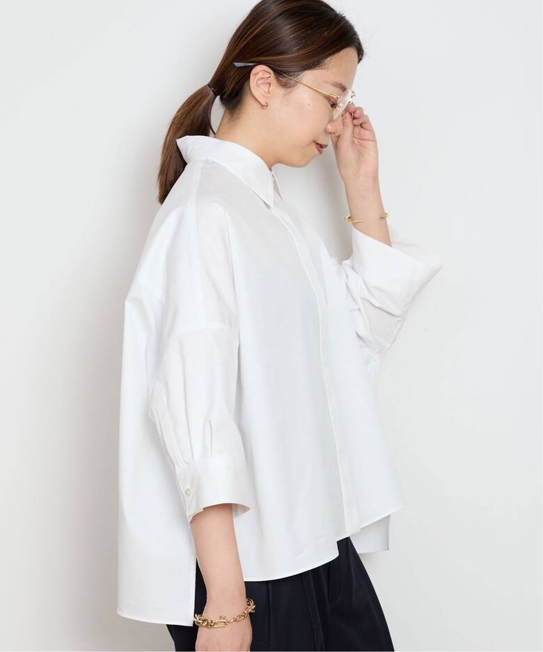 美品】MACKINTOSHマッキントッシュ ダブルポケット ショートシャツ 白 