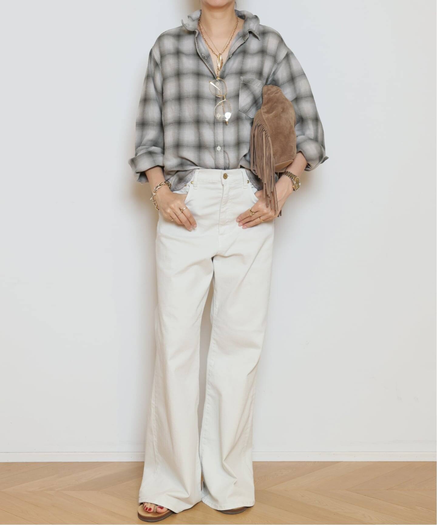 REMI RELIEF/レミレリーフ】 C/W OMBRE CHECK シャツ（シャツ