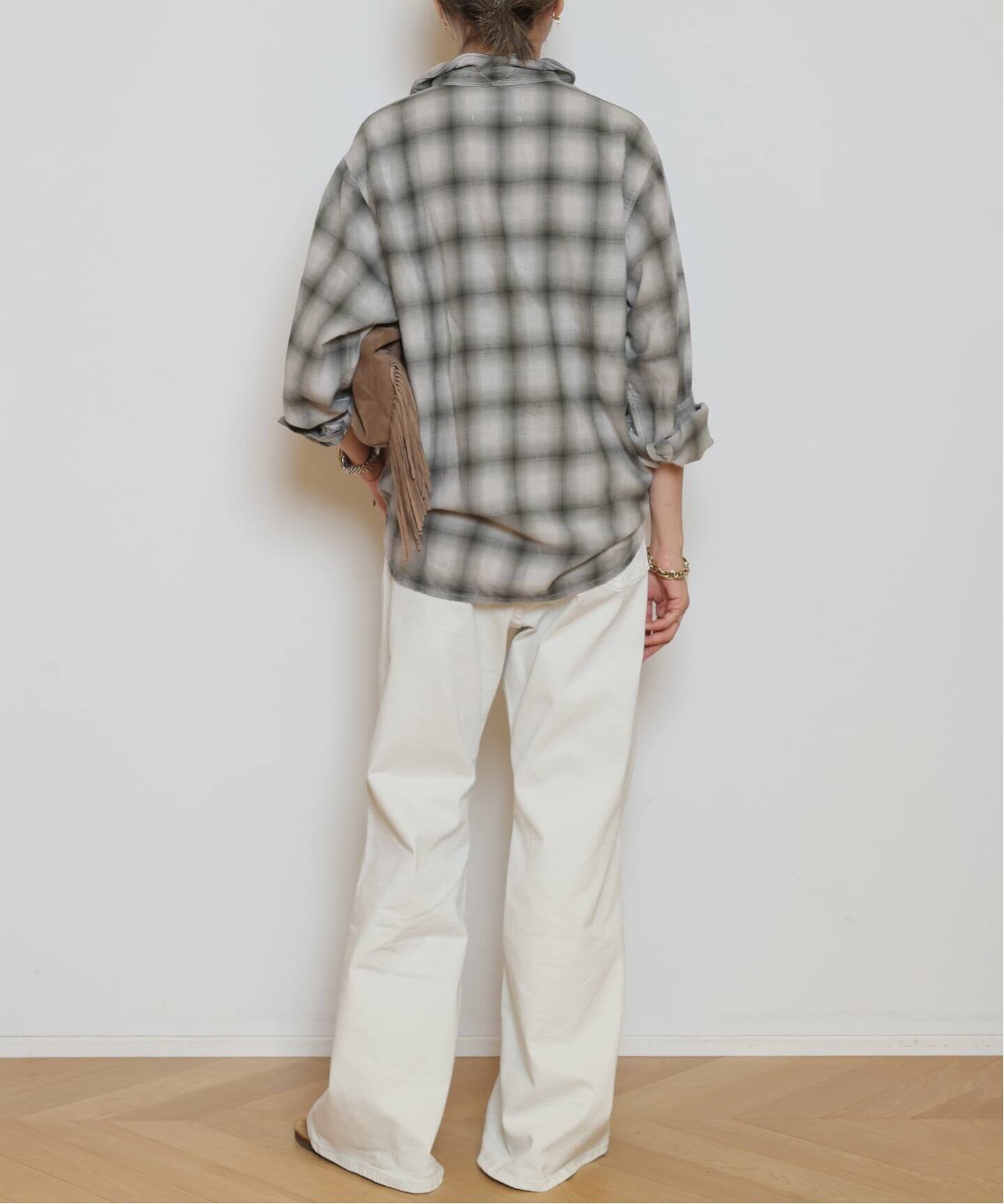 予約》*【REMI RELIEF/レミレリーフ】 C/W OMBRE CHECK シャツ（シャツ 
