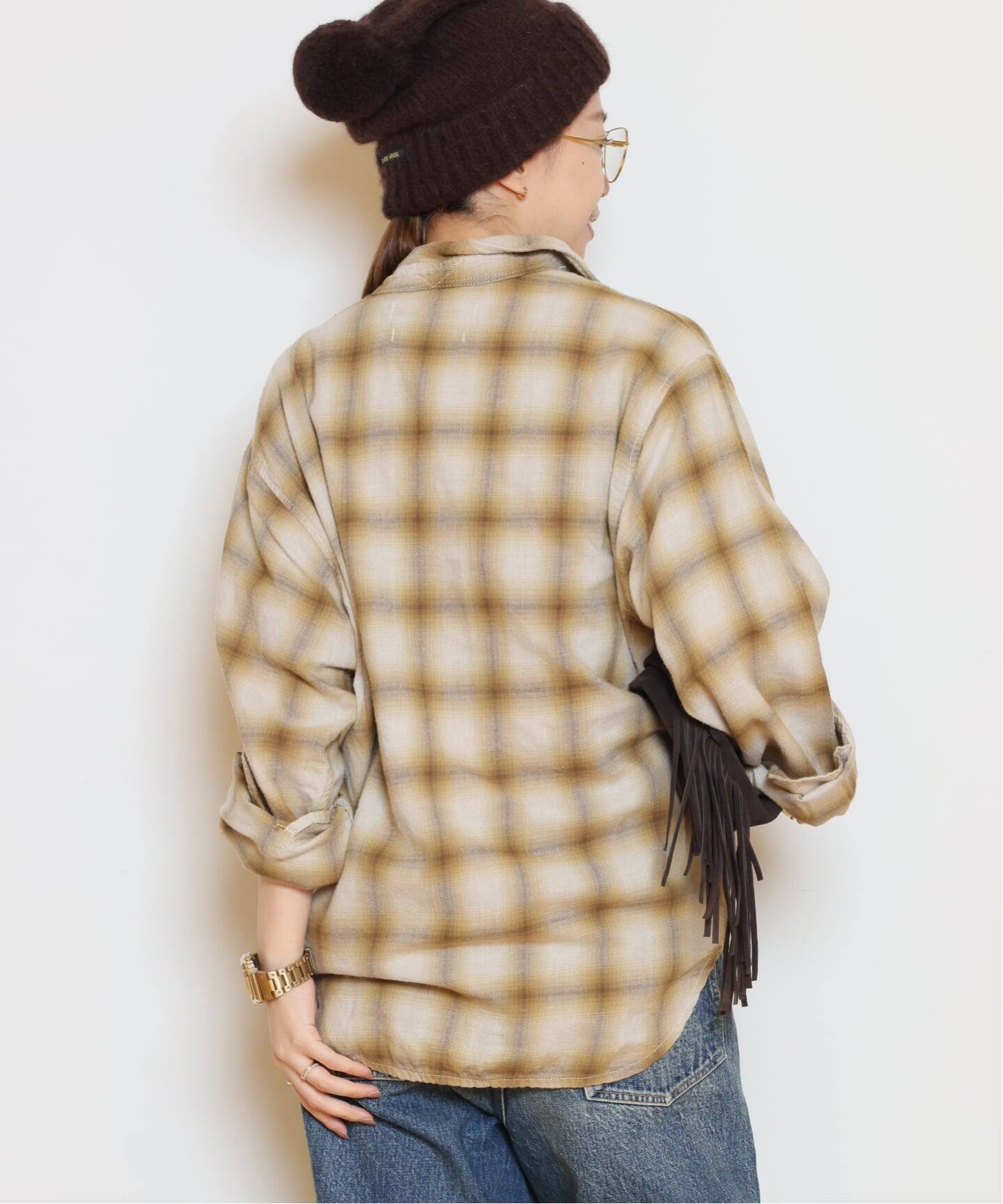 REMI RELIEF/レミレリーフ】 C/W OMBRE CHECK シャツ（シャツ