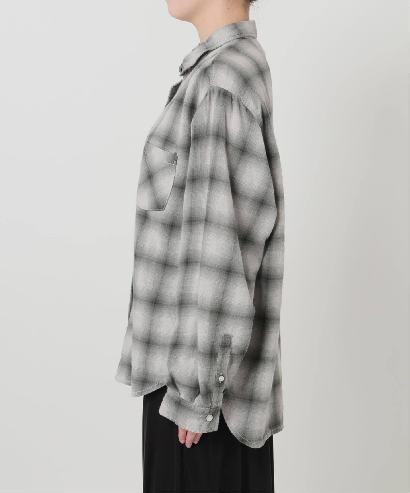 予約》*【REMI RELIEF/レミレリーフ】 C/W OMBRE CHECK シャツ（シャツ