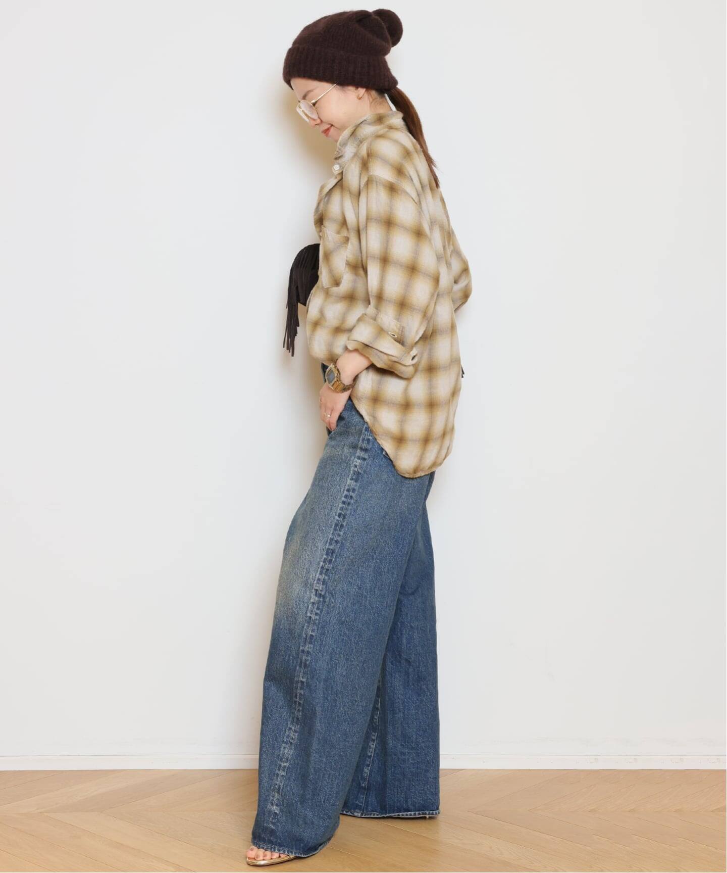 予約》*【REMI RELIEF/レミレリーフ】 C/W OMBRE CHECK シャツ（シャツ 