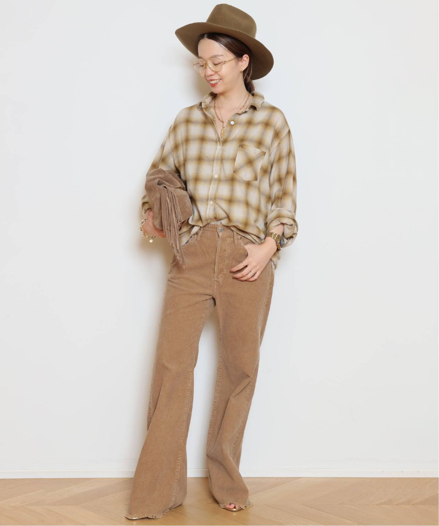 REMI RELIEF/レミレリーフ】 C/W OMBRE CHECK シャツ（シャツ 