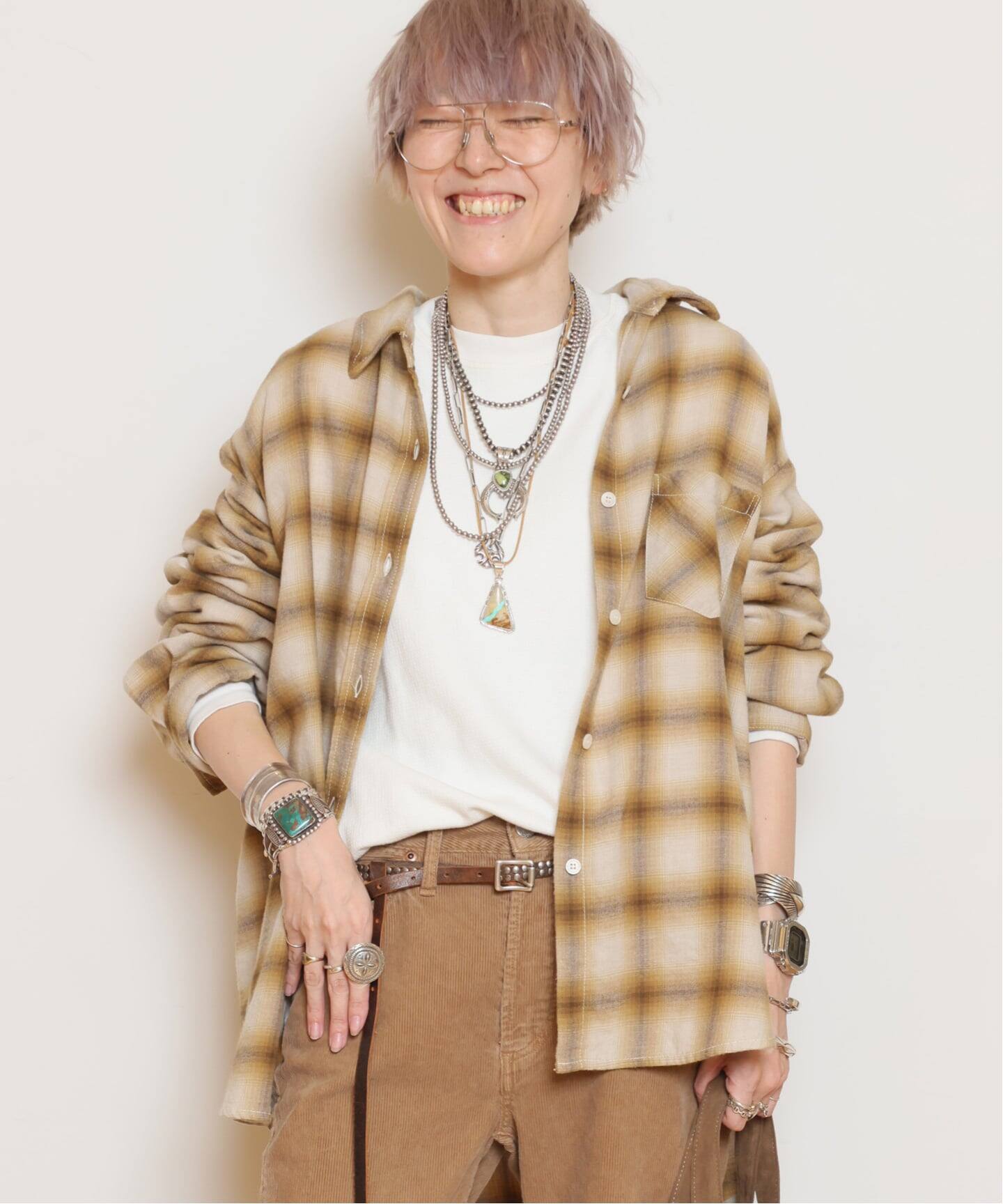 REMI RELIEF/レミレリーフ】 C/W OMBRE CHECK シャツ（シャツ 