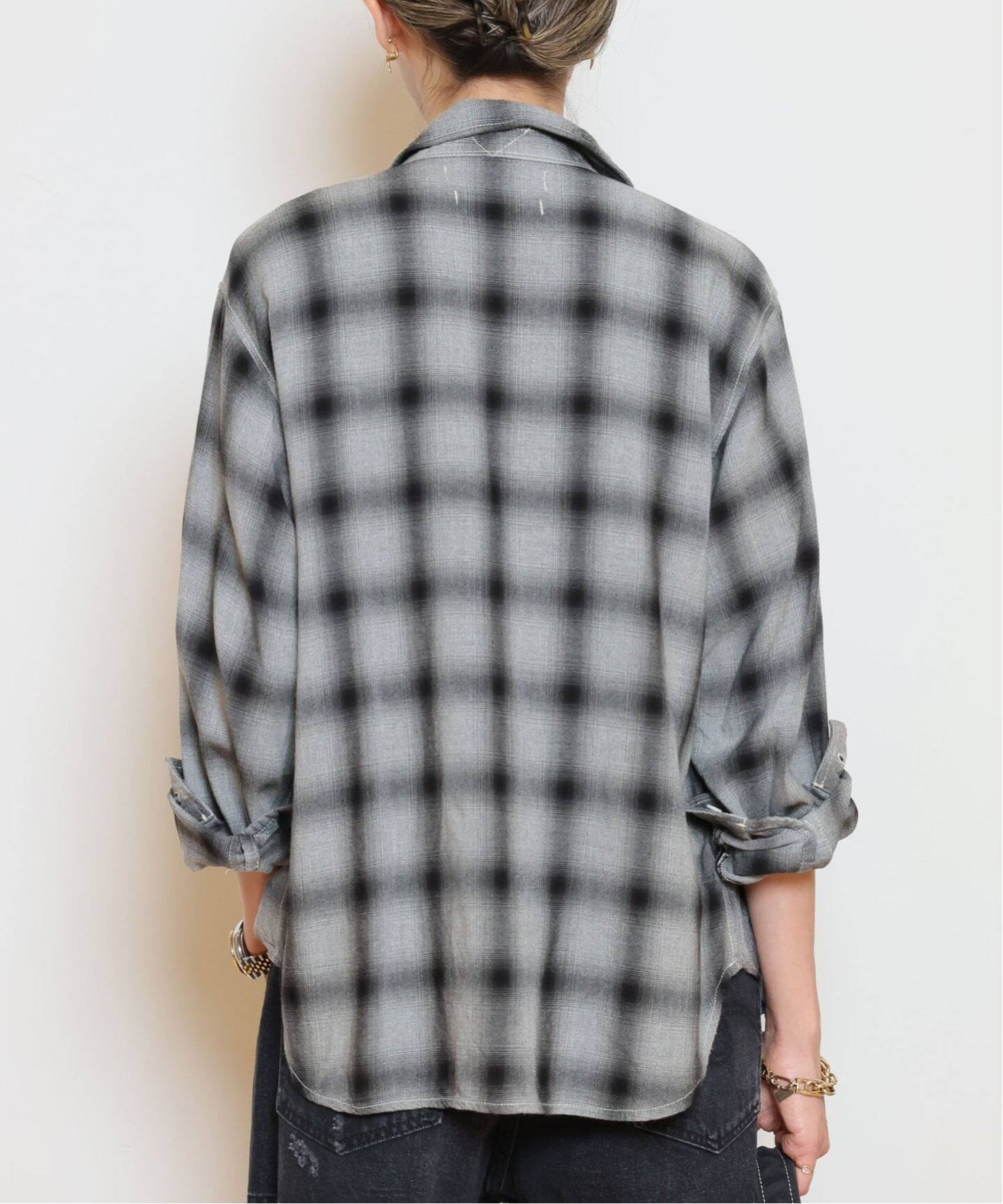 ドゥーズィエムクラス REMI RELIFE チェックシャツ 2WAY REMI RELIEF/レミレリーフ】 REMI RELIEF RAYON チェックシャツ
