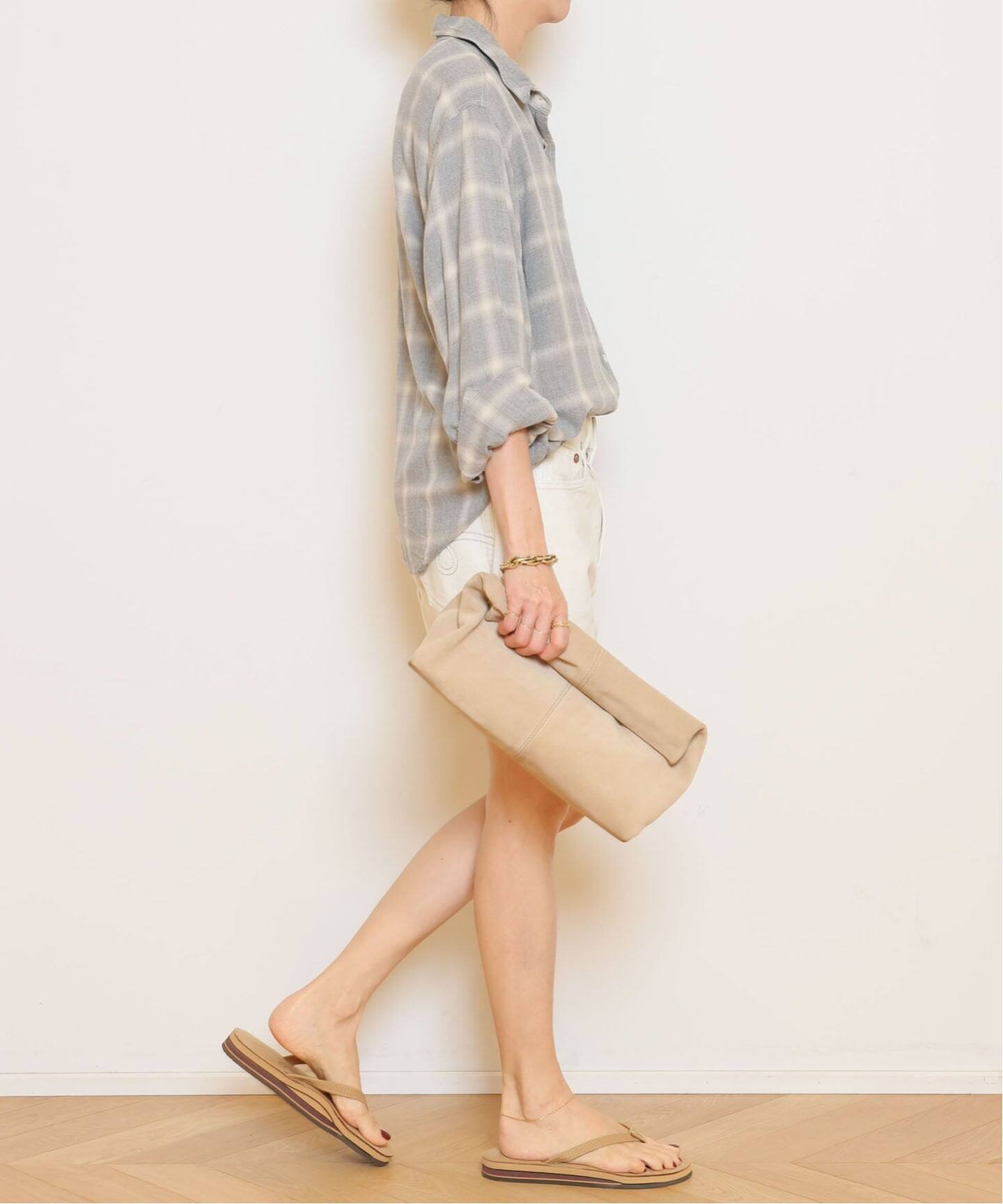ミューズドゥドゥーズィエムクラス レミレリーフ　RAYONチェックシャツ REMI RELIEF/レミレリーフ】 REMI RELIEF RAYON チェックシャツ