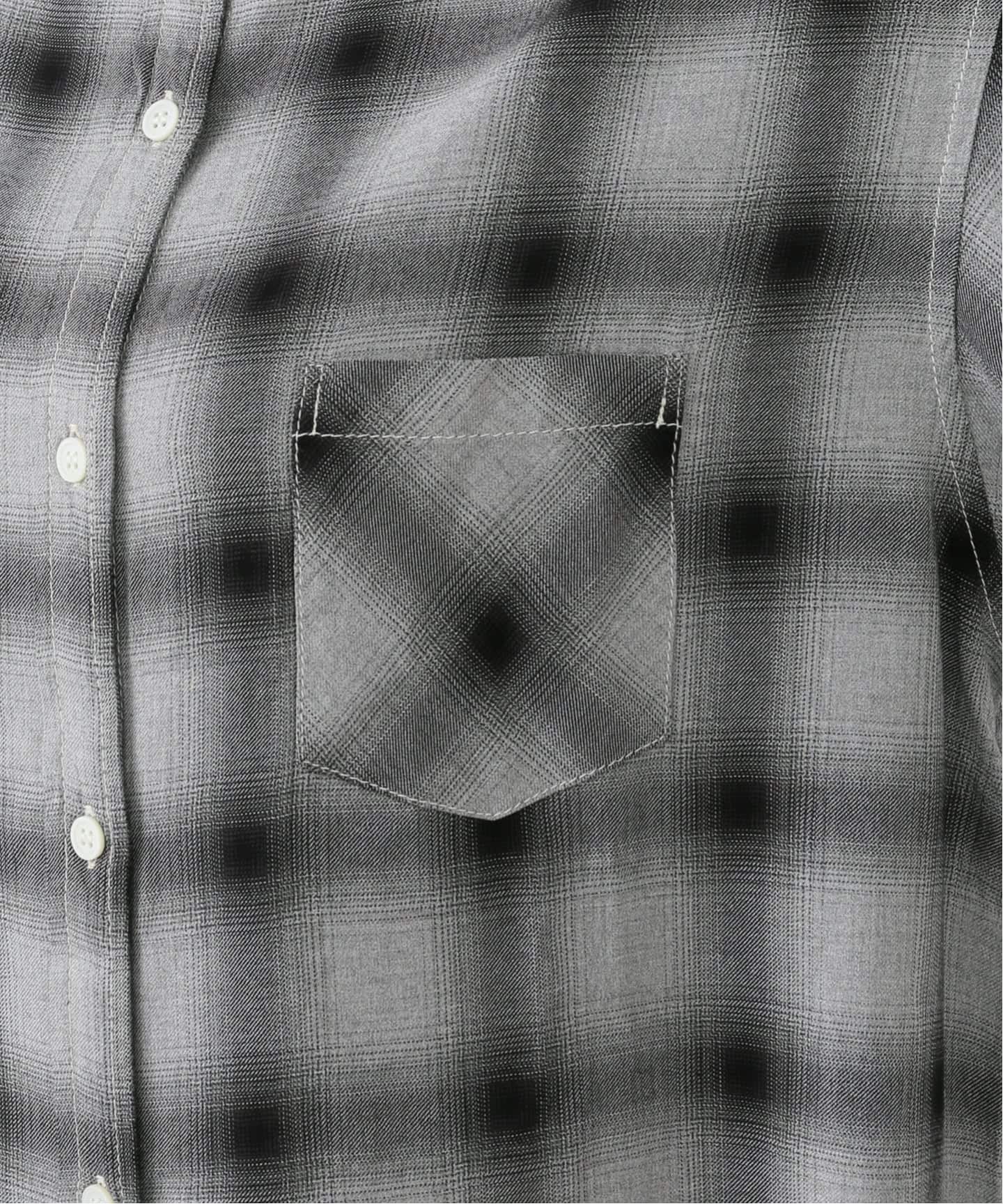 REMI RELIEF/レミレリーフ】 REMI RELIEF RAYON チェックシャツ