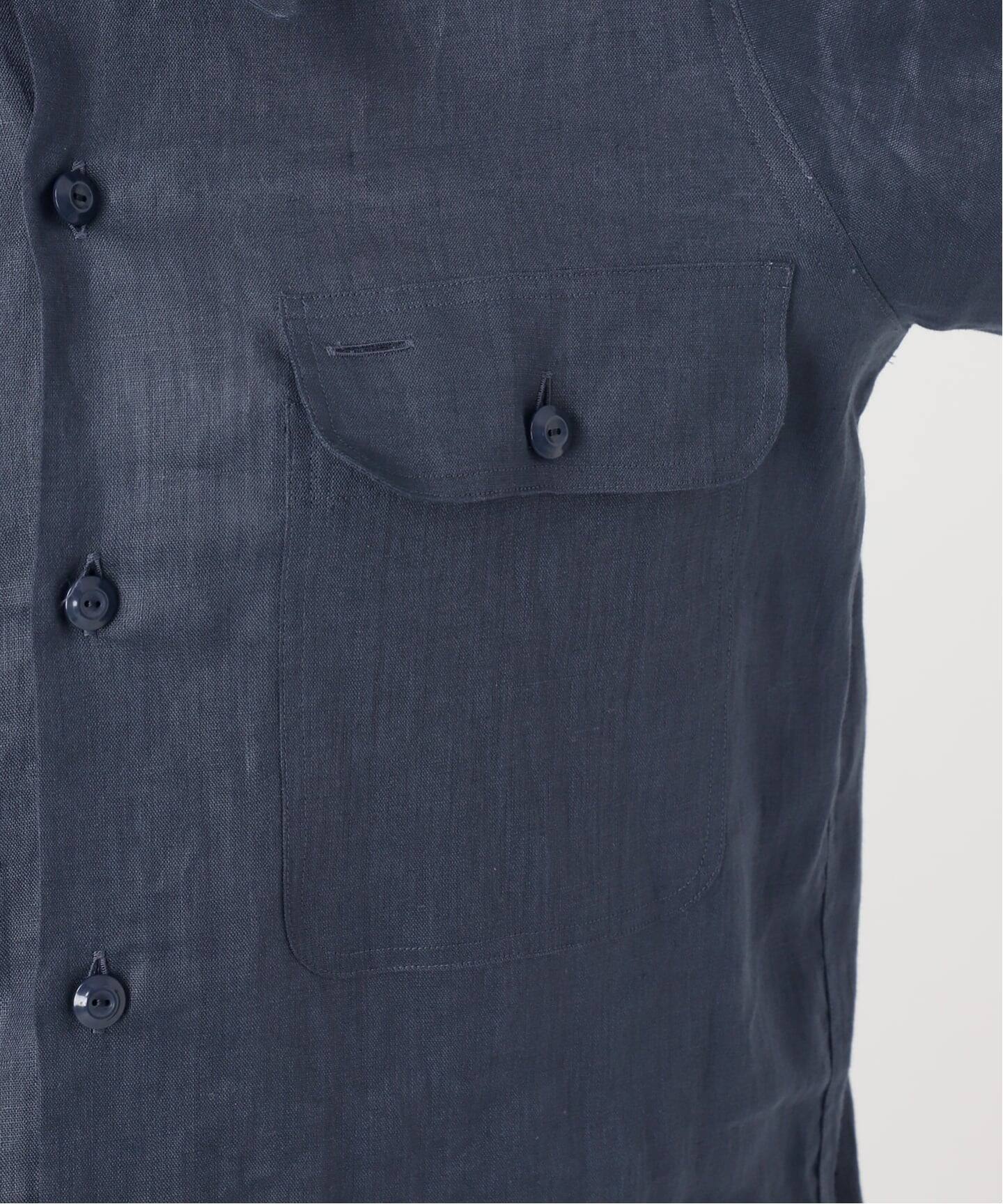 新品タグ付  マディソンブルー  マダムシャツ  リネン ロゴ刺繍  02 MADAME SHIRT RAMIE | MADISONBLUE