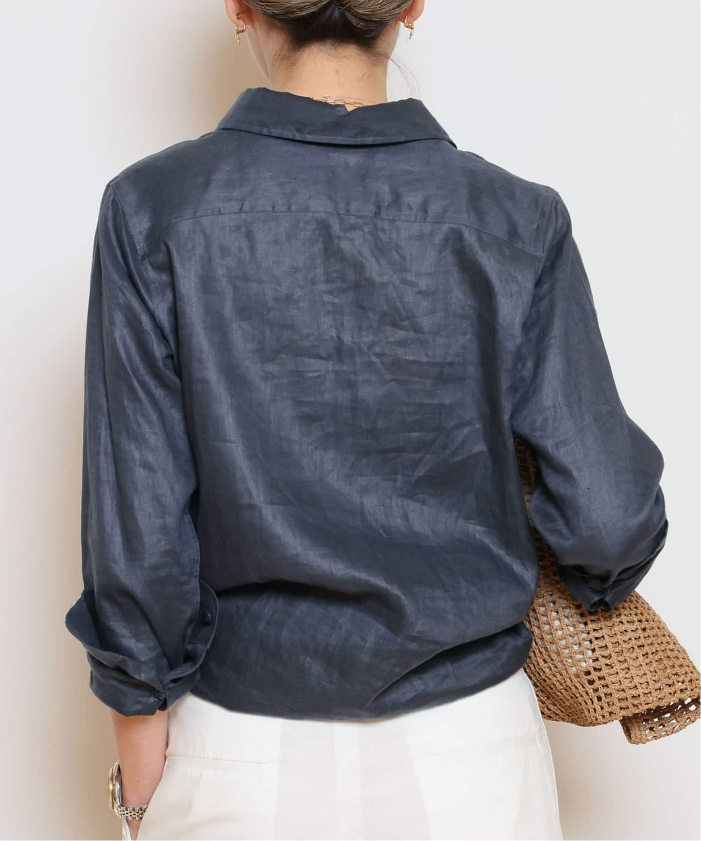MADISONBLUE/マディソンブルー】MADAME WORK LINEN シャツ（シャツ