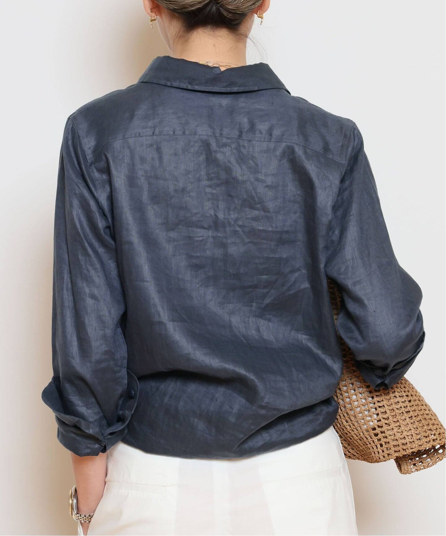 MADISONBLUE/マディソンブルー】MADAME WORK LINEN シャツ（シャツ 