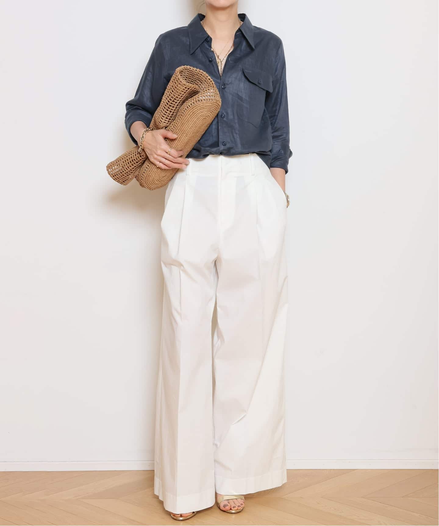 MADISONBLUE/マディソンブルー】MADAME WORK LINEN シャツ（シャツ